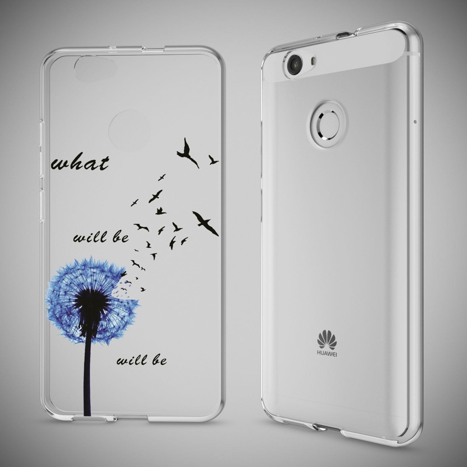 Silikonhülle für Huawei Nova TPU mehrfarbig wellenförmiges Muster | NALIA Berlin