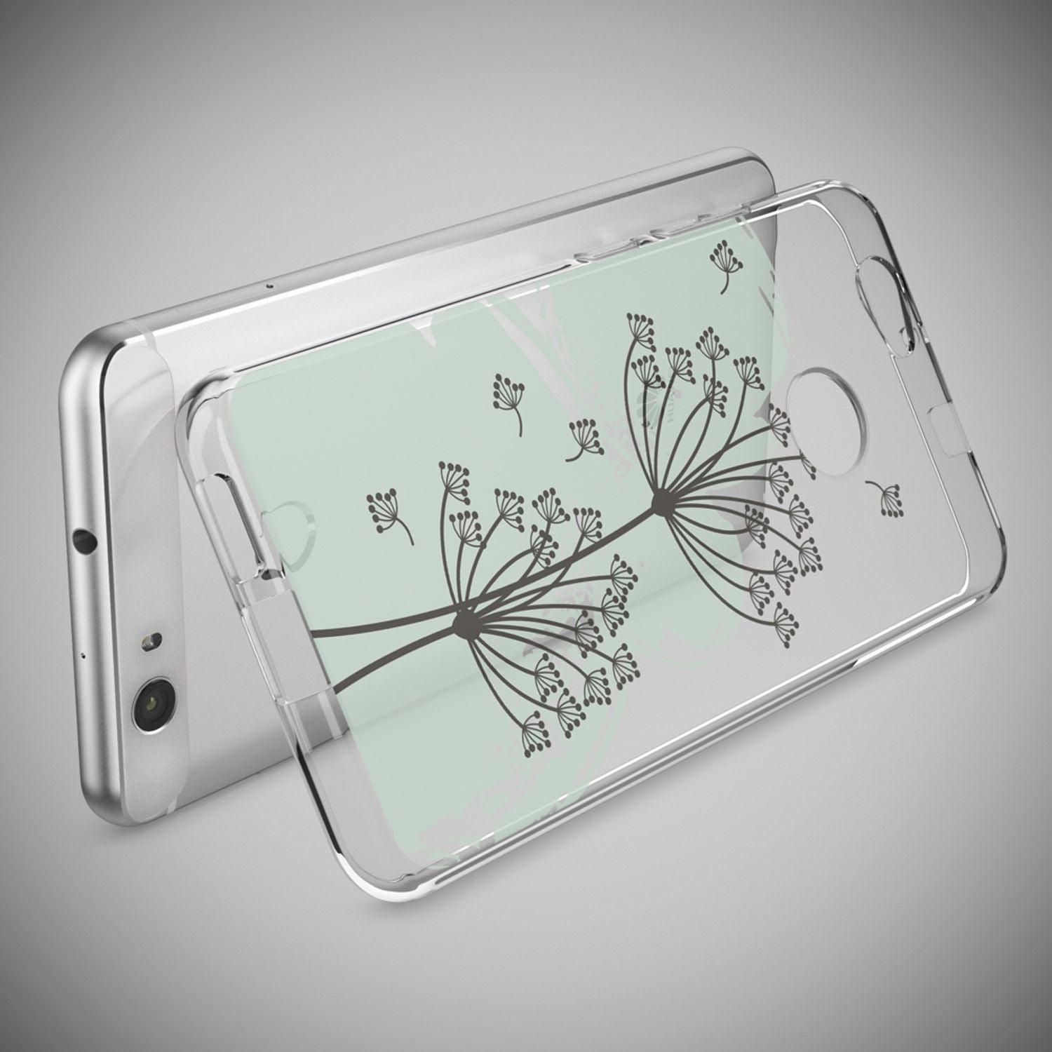 Silikonhülle für Huawei Nova TPU mehrfarbig wellenförmiges Muster | NALIA Berlin