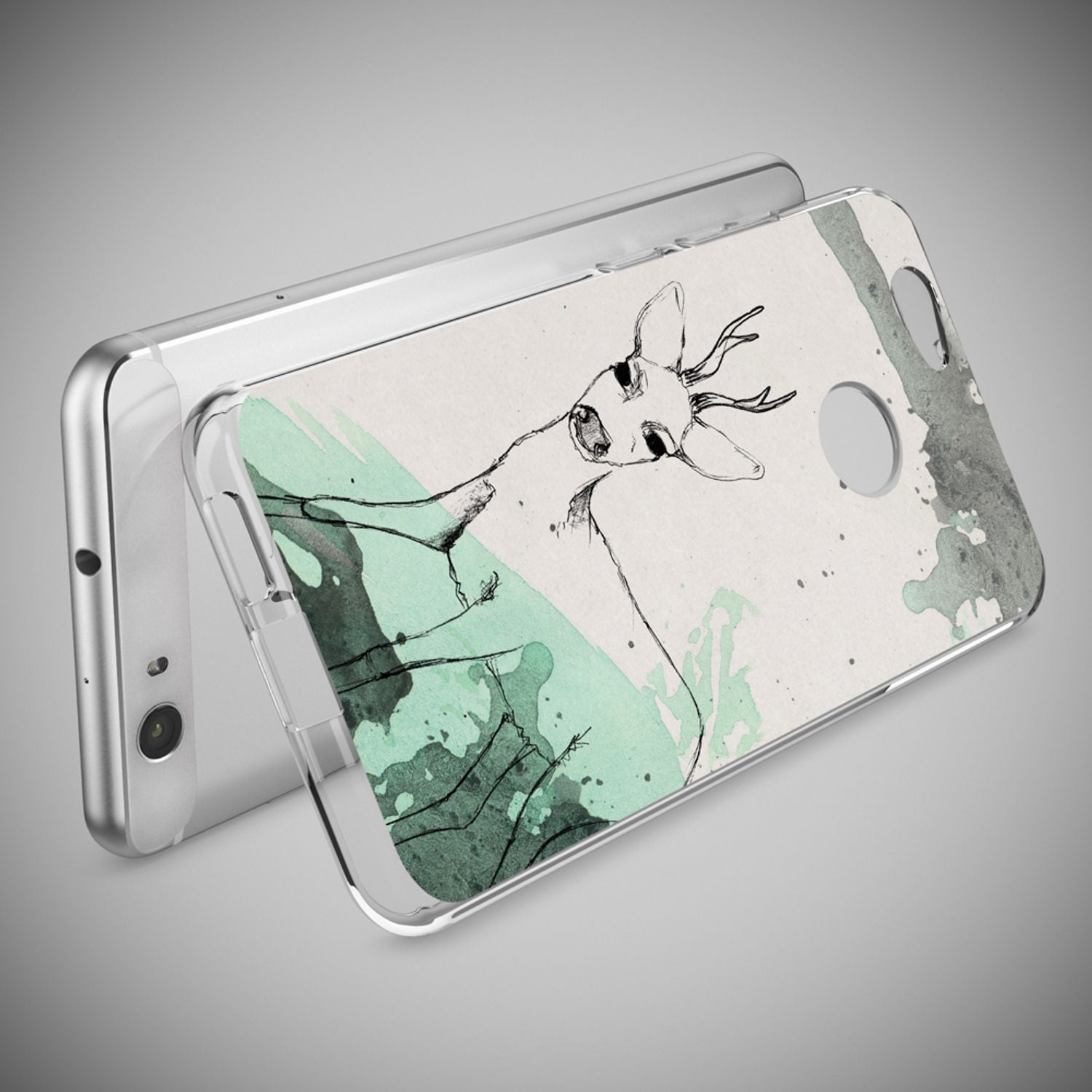 Silikonhülle für Huawei Nova TPU mehrfarbig wellenförmiges Muster | NALIA Berlin