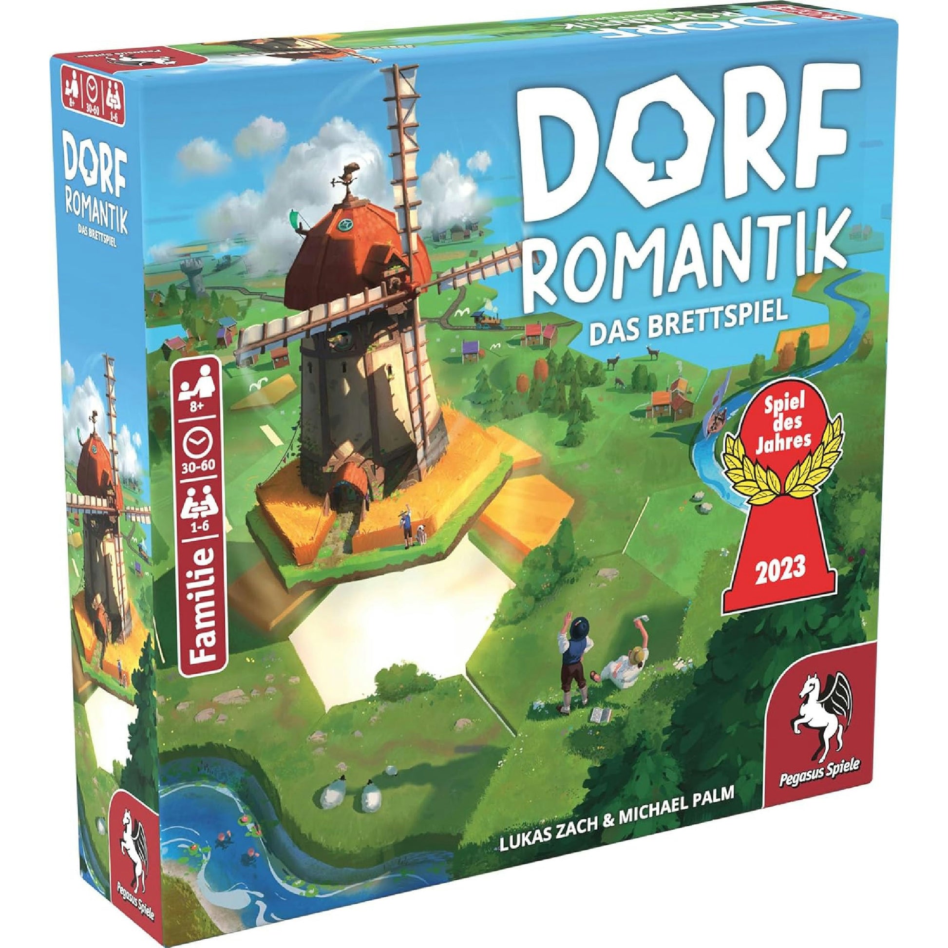 Pegasus Spiele 51240G Dorfromantik *Spiel des Jahres 2023* Brettspiele Hauptansicht