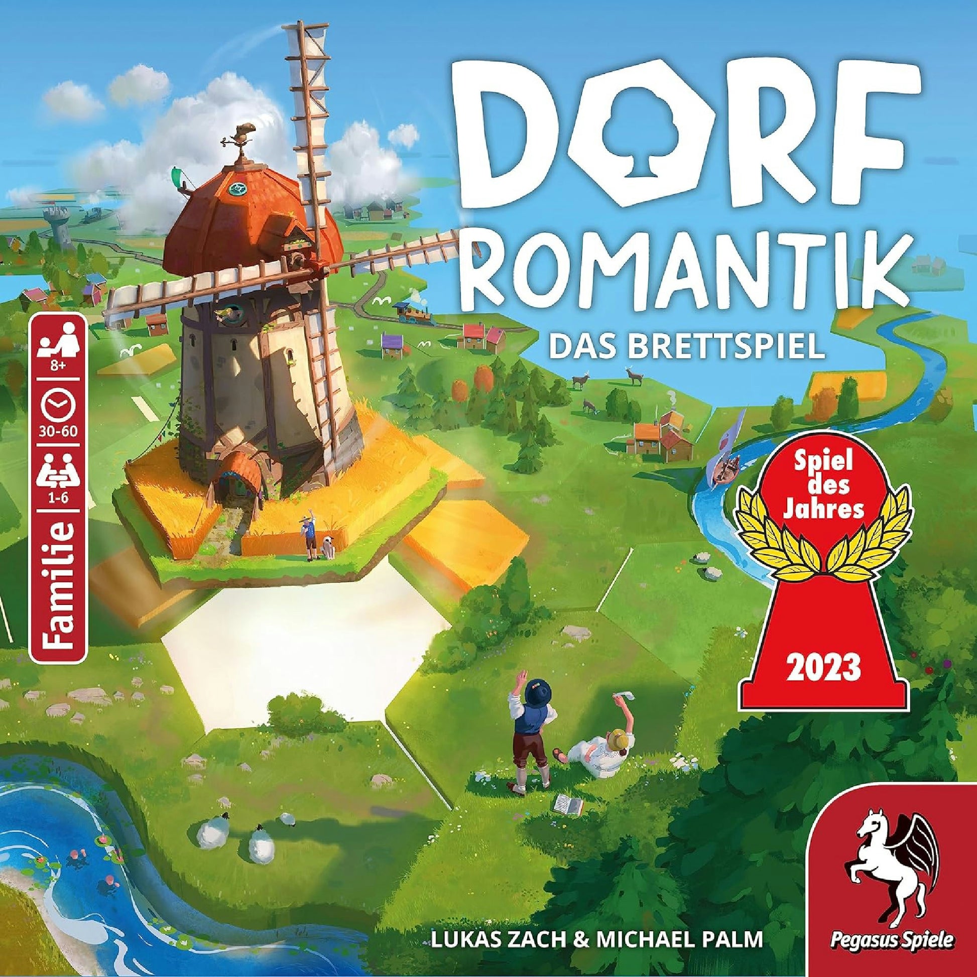 Pegasus Spiele 51240G Dorfromantik *Spiel des Jahres 2023* Brettspiele Hauptansicht
