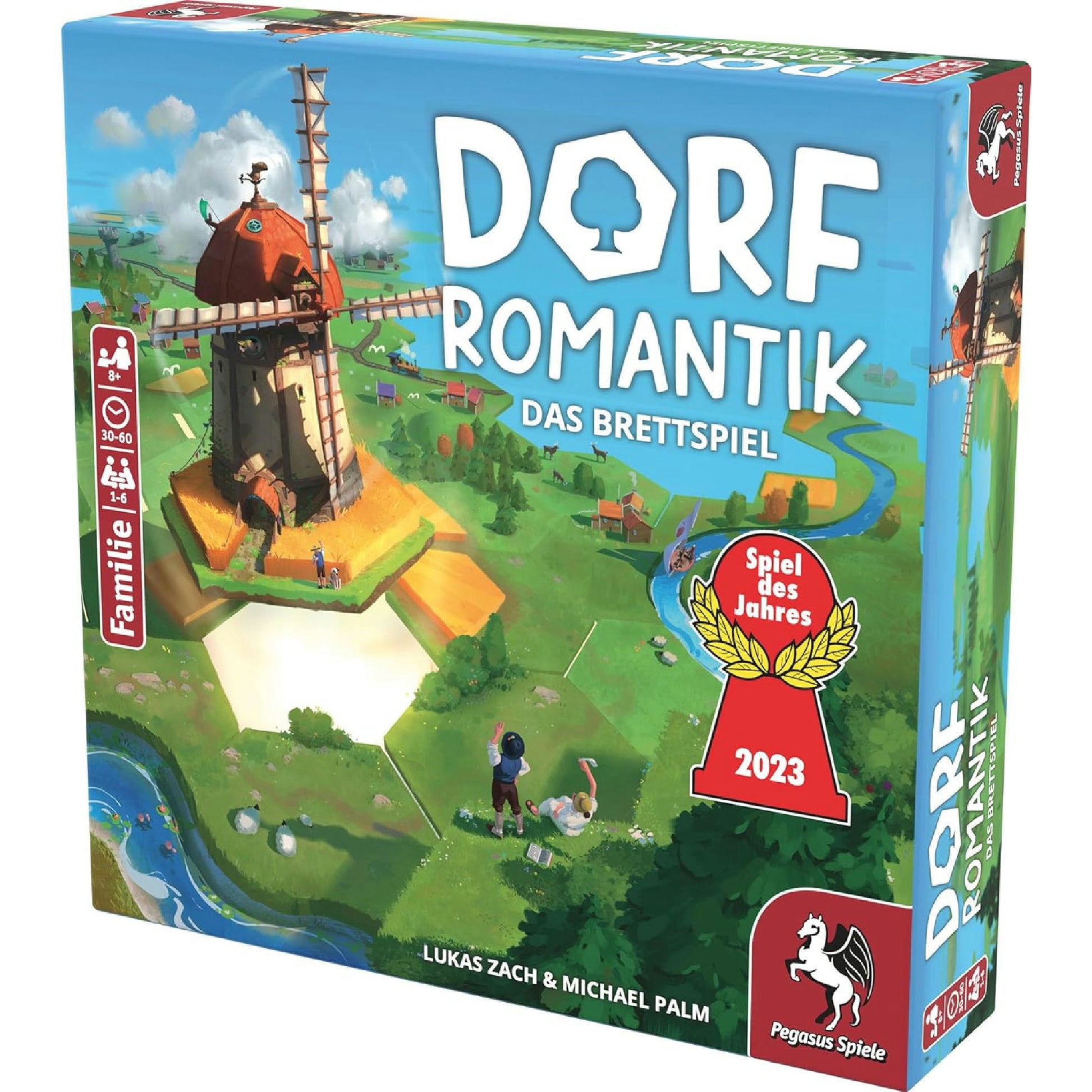 Pegasus Spiele 51240G Dorfromantik *Spiel des Jahres 2023* Brettspiele Hauptansicht