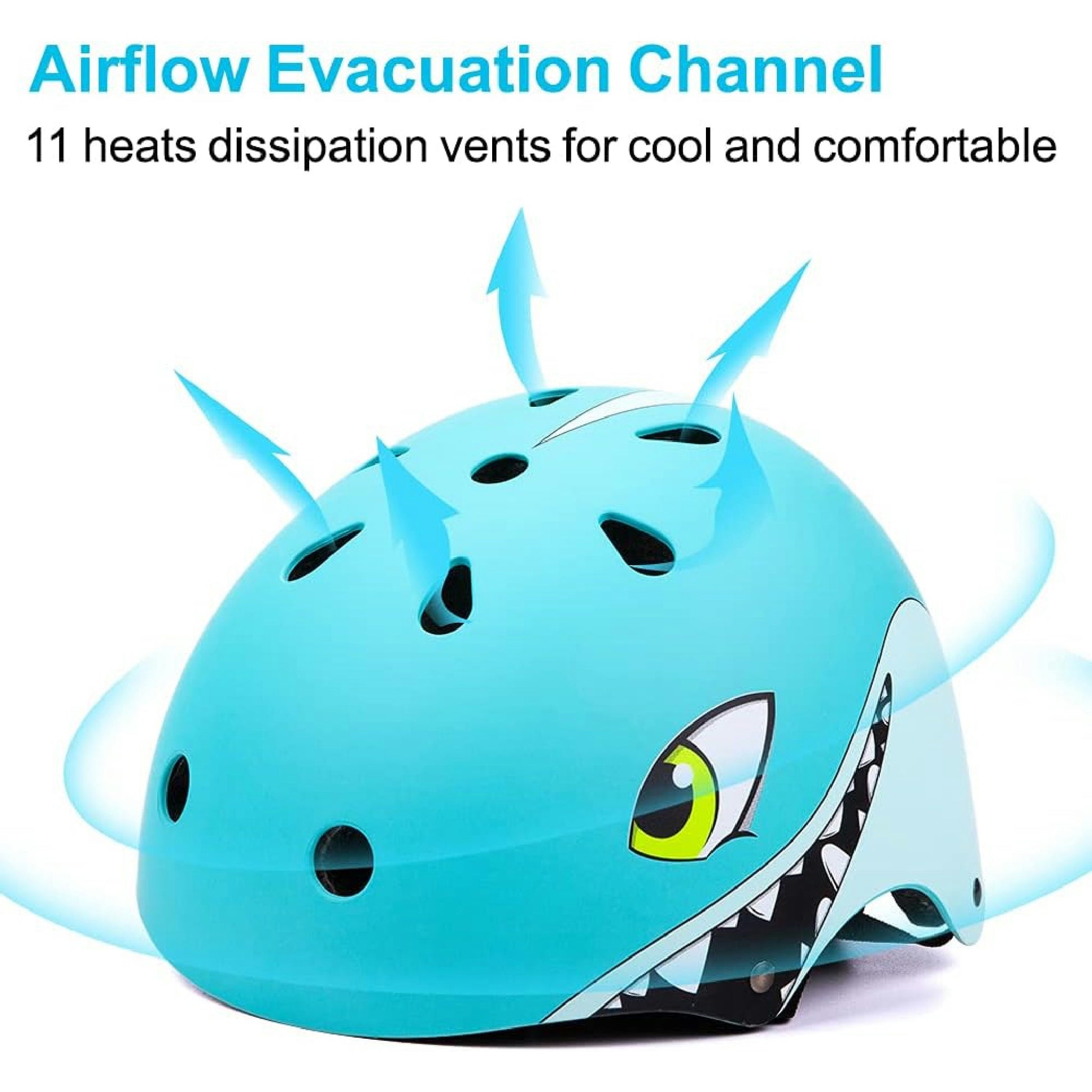 Casco Bici Bambino 2 3 4 5 Anni, Caschi per Bambini degli Cartone Animato Sicurezza Protezione della Testa 50-54CM per Bambini Leggero Traspirante Hauptansicht