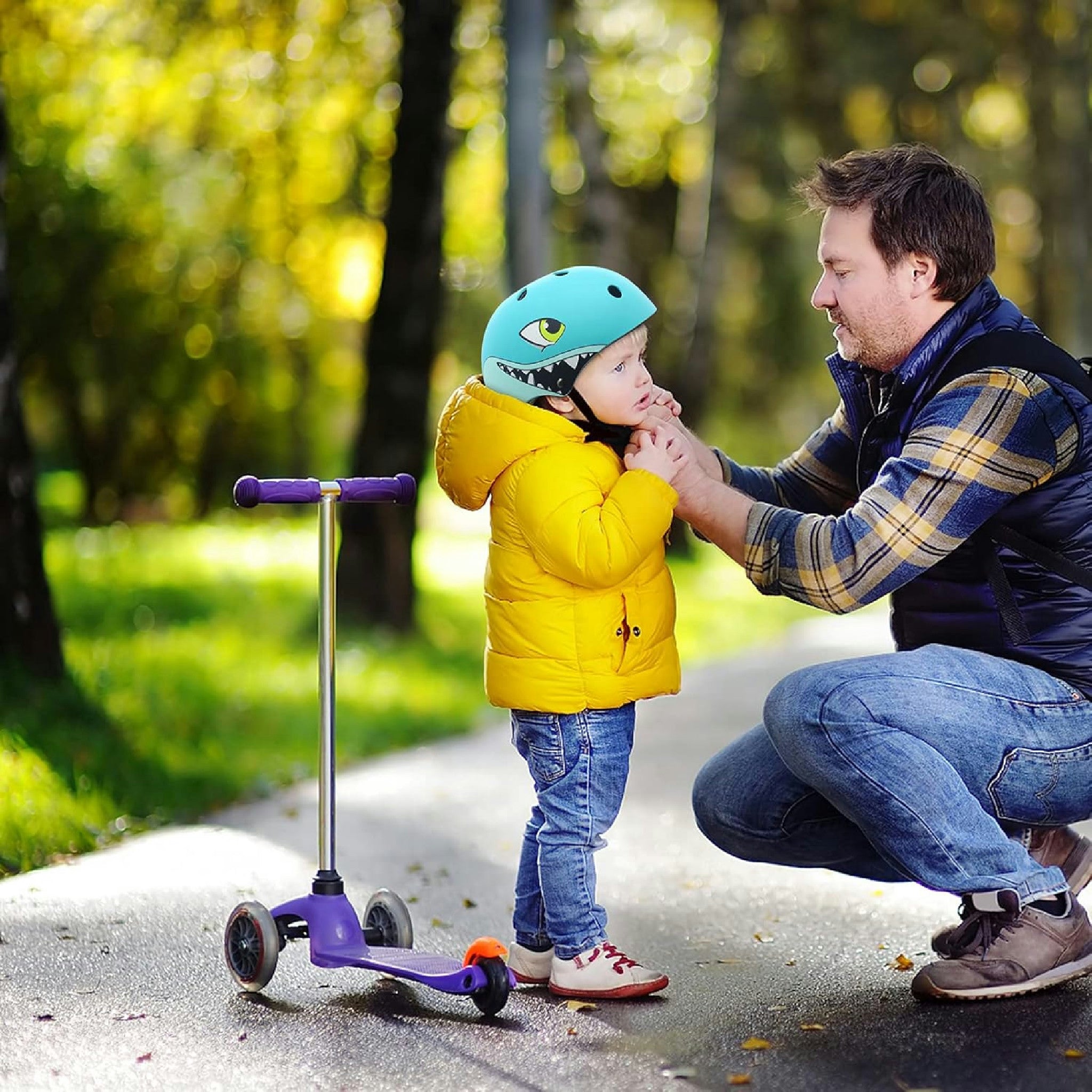 Casco Bici Bambino 2 3 4 5 Anni, Caschi per Bambini degli Cartone Animato Sicurezza Protezione della Testa 50-54CM per Bambini Leggero Traspirante Hauptansicht