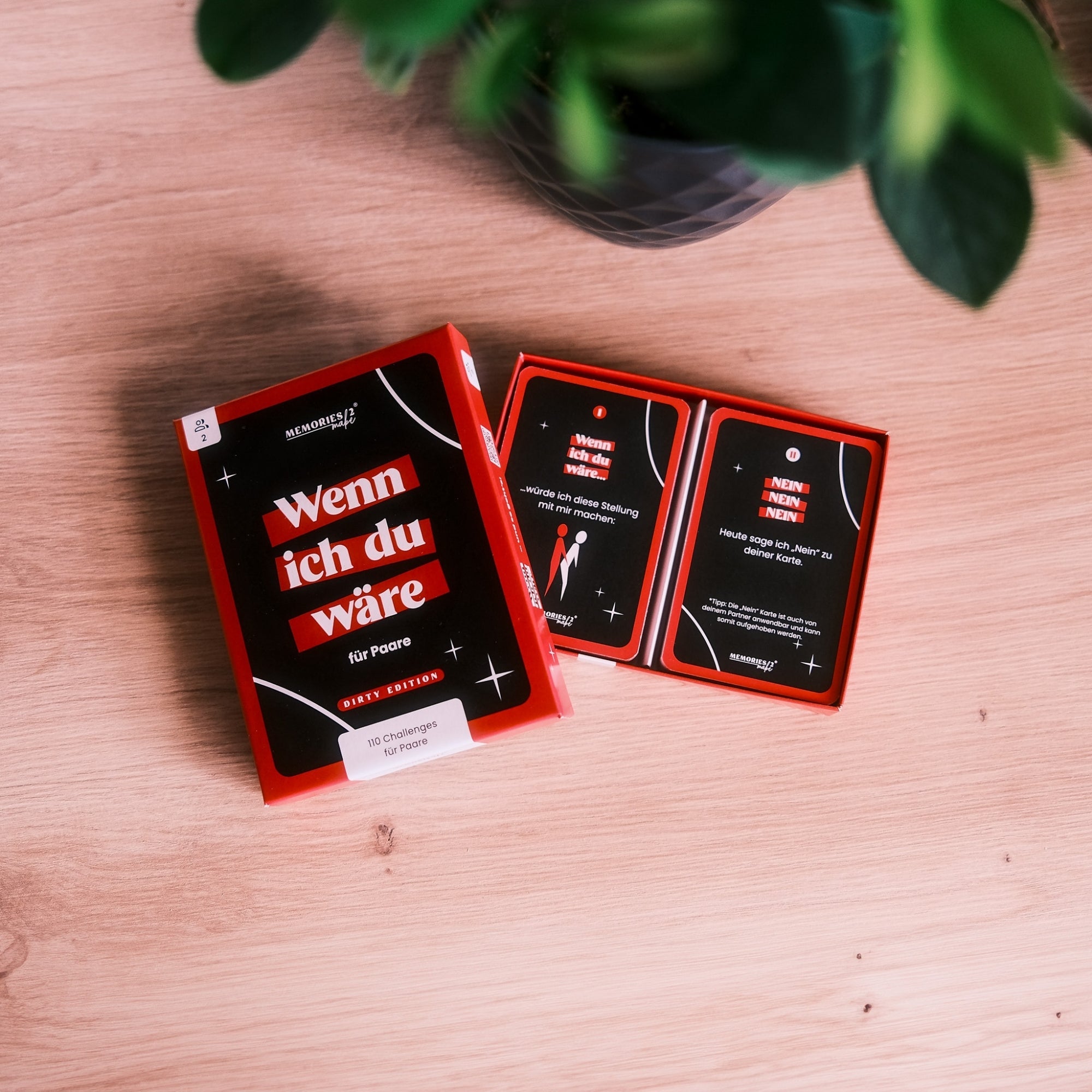 Wenn ich du wäre Dirty Edition Kartenspiel für Paare, humorvolles Design und ansprechende Farben
