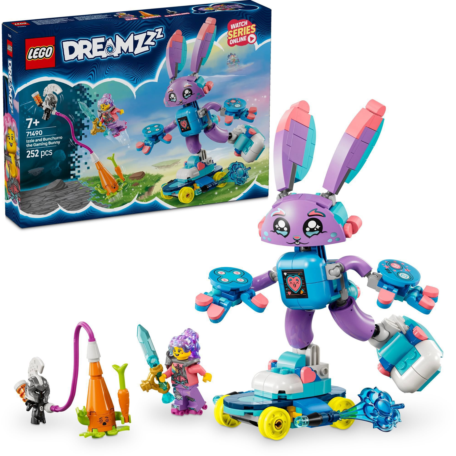 LEGO® DREAMZzz™ Izzie és Bunchurro, a gaming nyuszi 71490 (5702017812151)-0