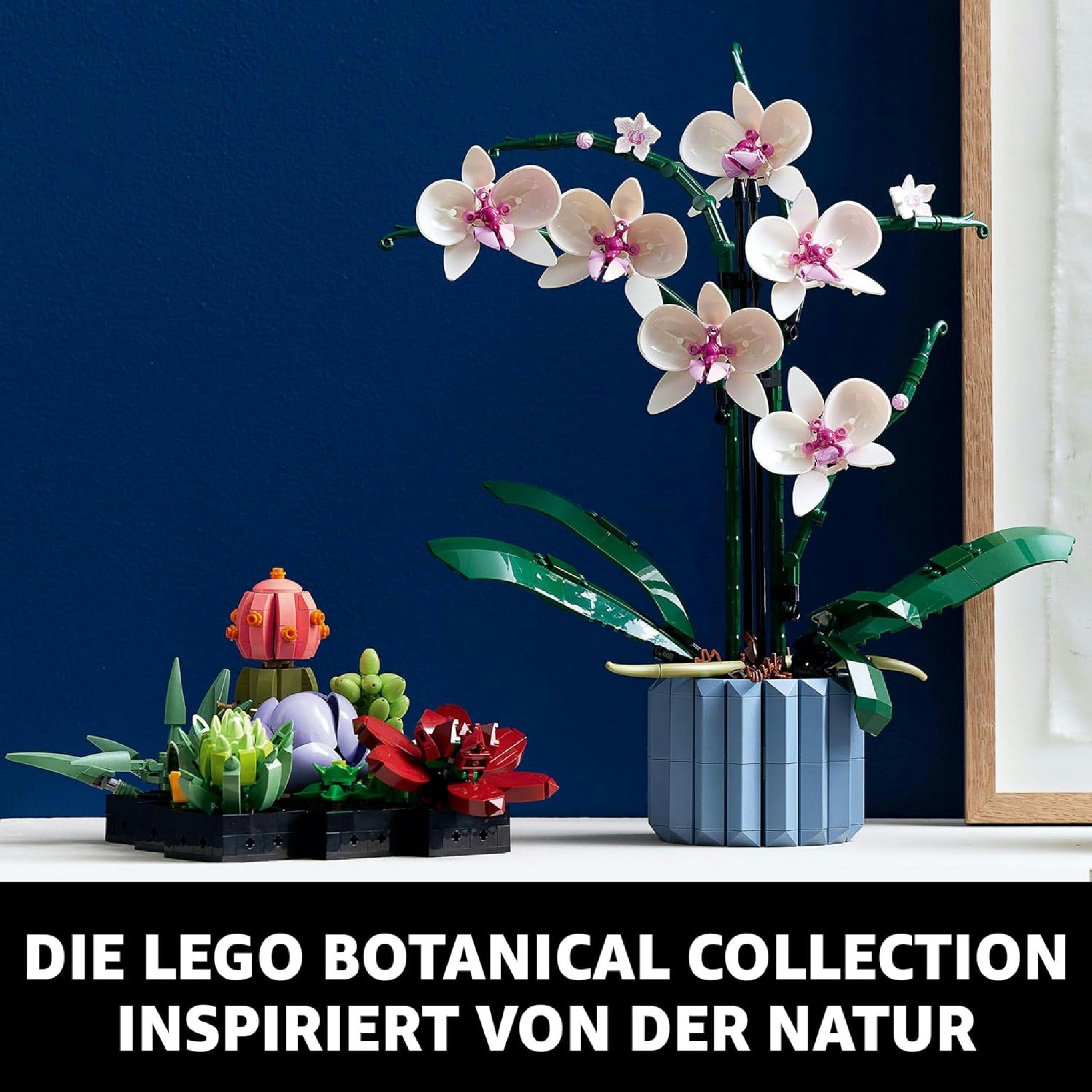 LEGO Icons Orchidee, Kunstpflanzen Set mit weißen und rosa Blumen, Modellbausatz für Erwachsene, Home und Zimmer-Deko, Botanik Kollektion, Geschenke für Ehefrau oder Ehemann, Sie und Ihn 10311 Hauptansicht