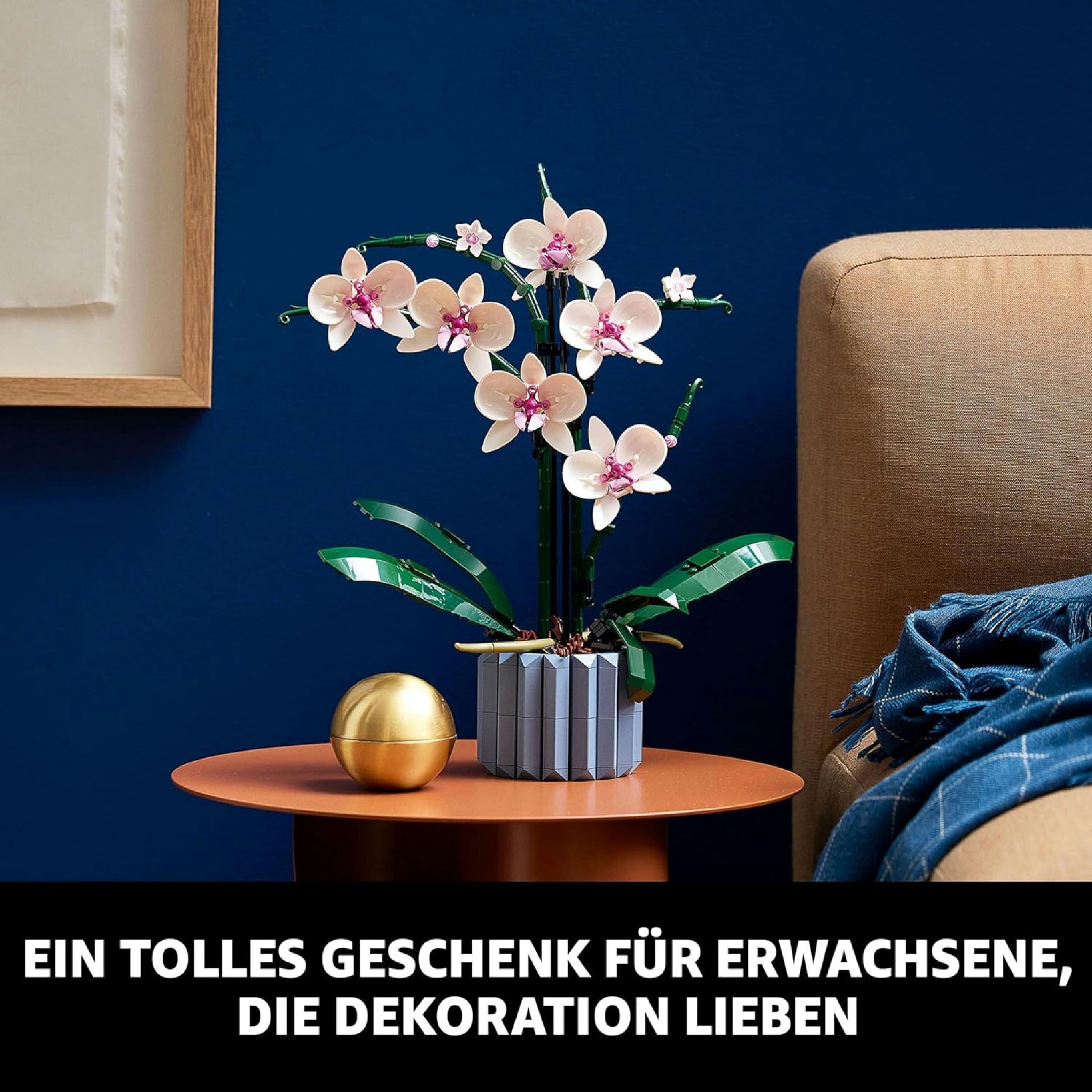 LEGO Icons Orchidee, Kunstpflanzen Set mit weißen und rosa Blumen, Modellbausatz für Erwachsene, Home und Zimmer-Deko, Botanik Kollektion, Geschenke für Ehefrau oder Ehemann, Sie und Ihn 10311 Hauptansicht