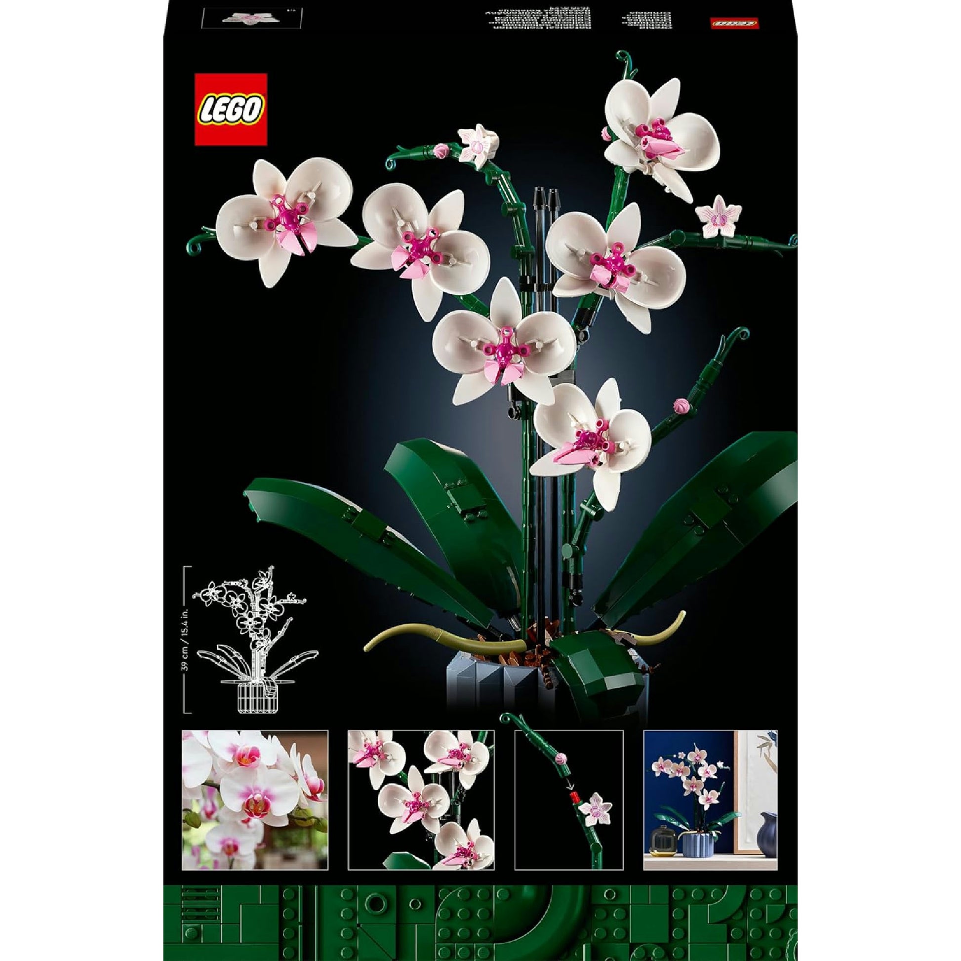 LEGO Icons Orchidee, Kunstpflanzen Set mit weißen und rosa Blumen, Modellbausatz für Erwachsene, Home und Zimmer-Deko, Botanik Kollektion, Geschenke für Ehefrau oder Ehemann, Sie und Ihn 10311 Hauptansicht
