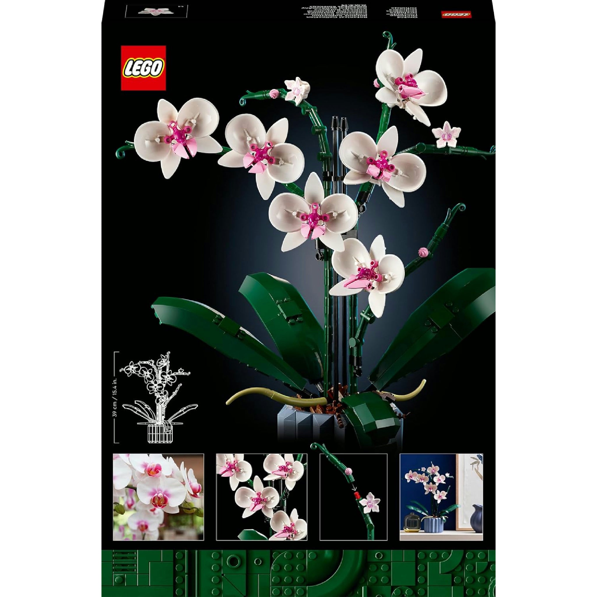 LEGO Icons Orchidee, Kunstpflanzen Set mit weißen und rosa Blumen, Modellbausatz für Erwachsene, Home und Zimmer-Deko, Botanik Kollektion, Geschenke für Ehefrau oder Ehemann, Sie und Ihn 10311 Hauptansicht