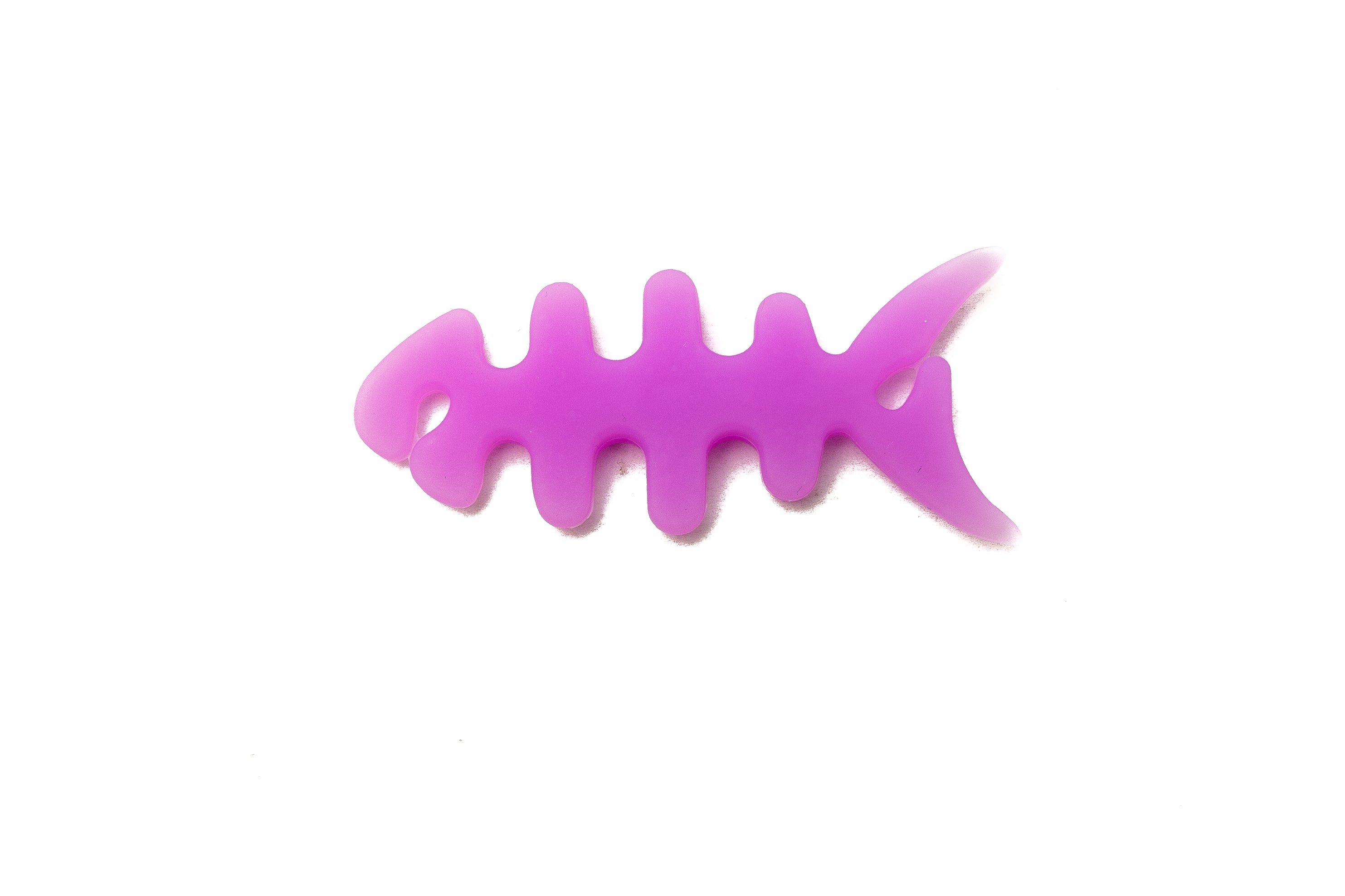 Kabelmanager Fischform Silikon lila 7,3 cm Kabelaufroller 86575595 | System-S