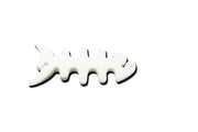 Kabelmanager Fischform Silikon Kabelaufroller weiß 7,3 cm | System-S