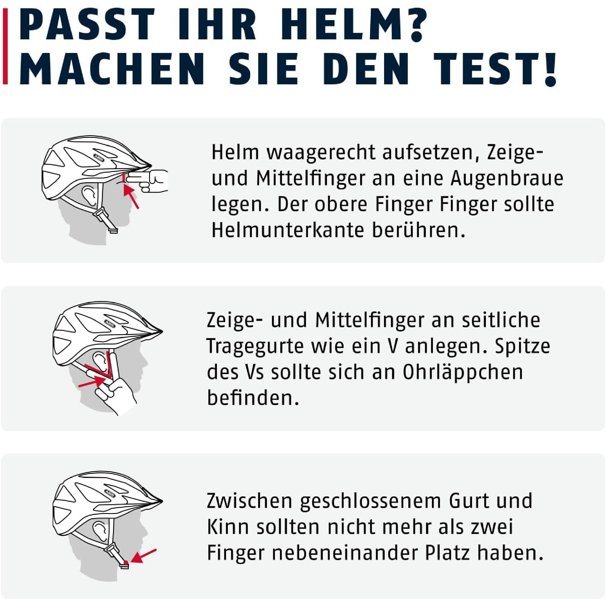 ABUS Stadthelm Aduro 2.0 - Allround-Fahrradhelm mit Licht - in sportivem Design für den Stadtverkehr - für Damen und Herren - Schwarz Matt, Größe L Hauptansicht