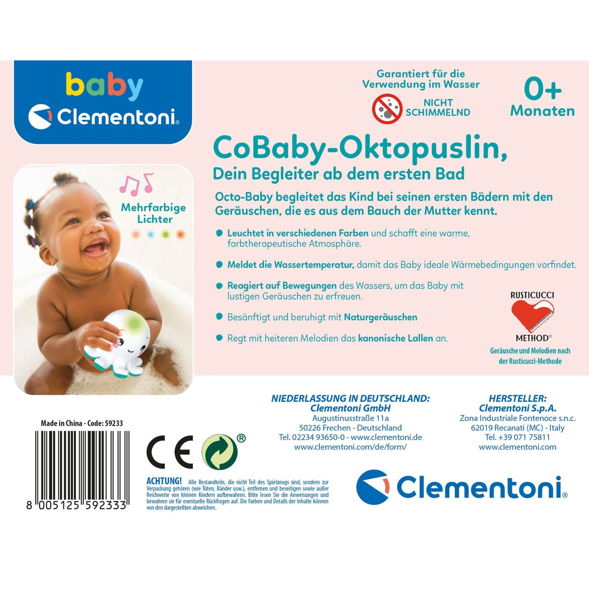 Clementoni S.p.A. Badespielzeug aus Kunststoff – Produktbild 3