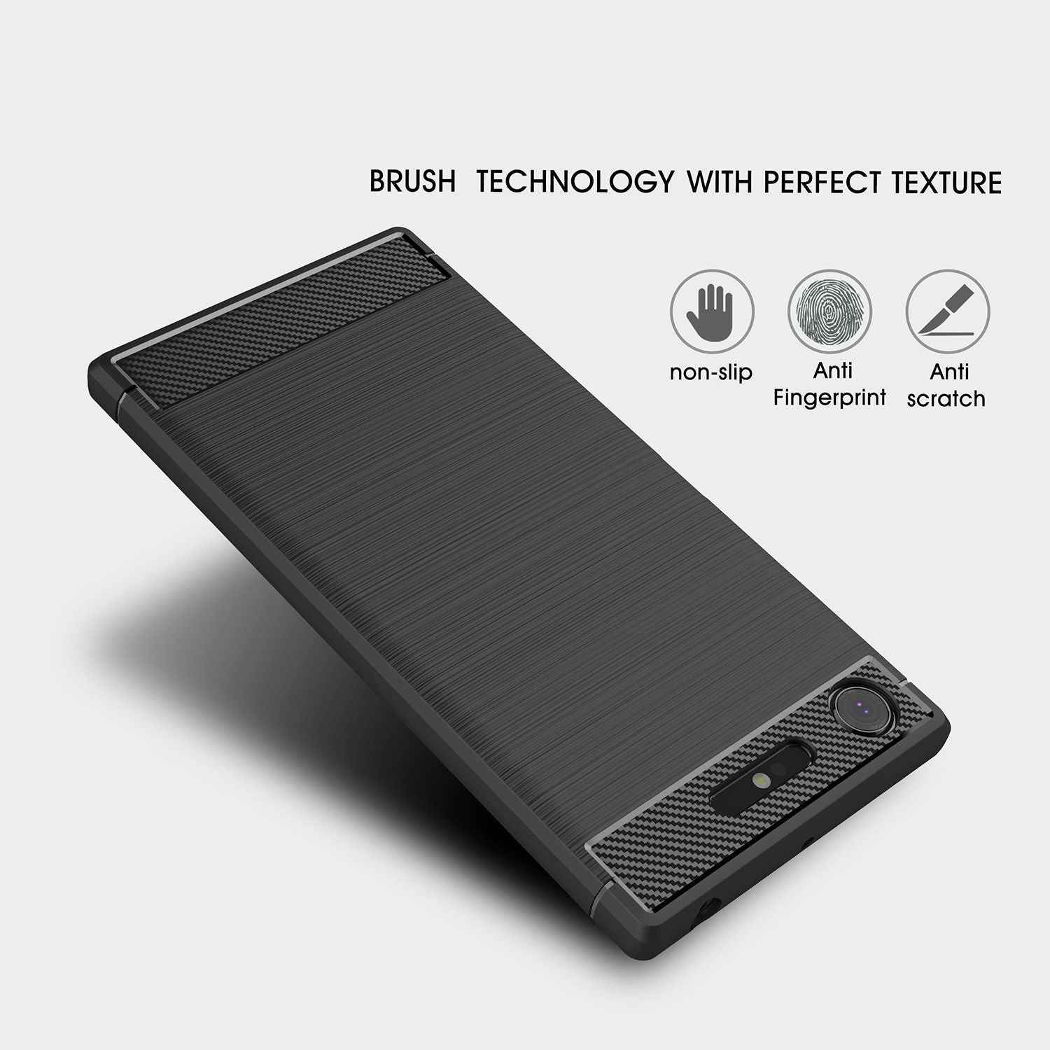 Sony Xperia XZ1 Handy Hülle von NALIA, Silikon Case Cover, Dünner Gummi Schutz