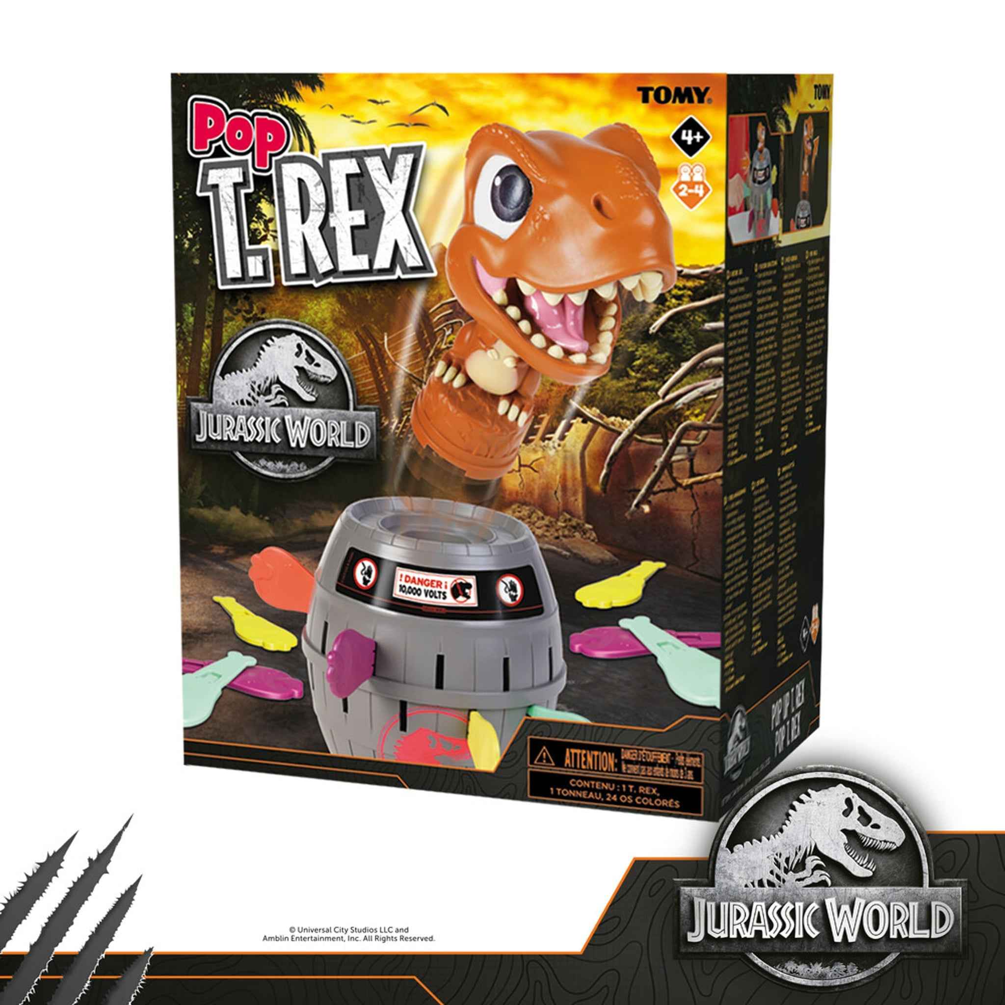 Geschicklichkeitsspiel Pop up T-Rex Dinosaurier ab 4 Jahren | TOMY