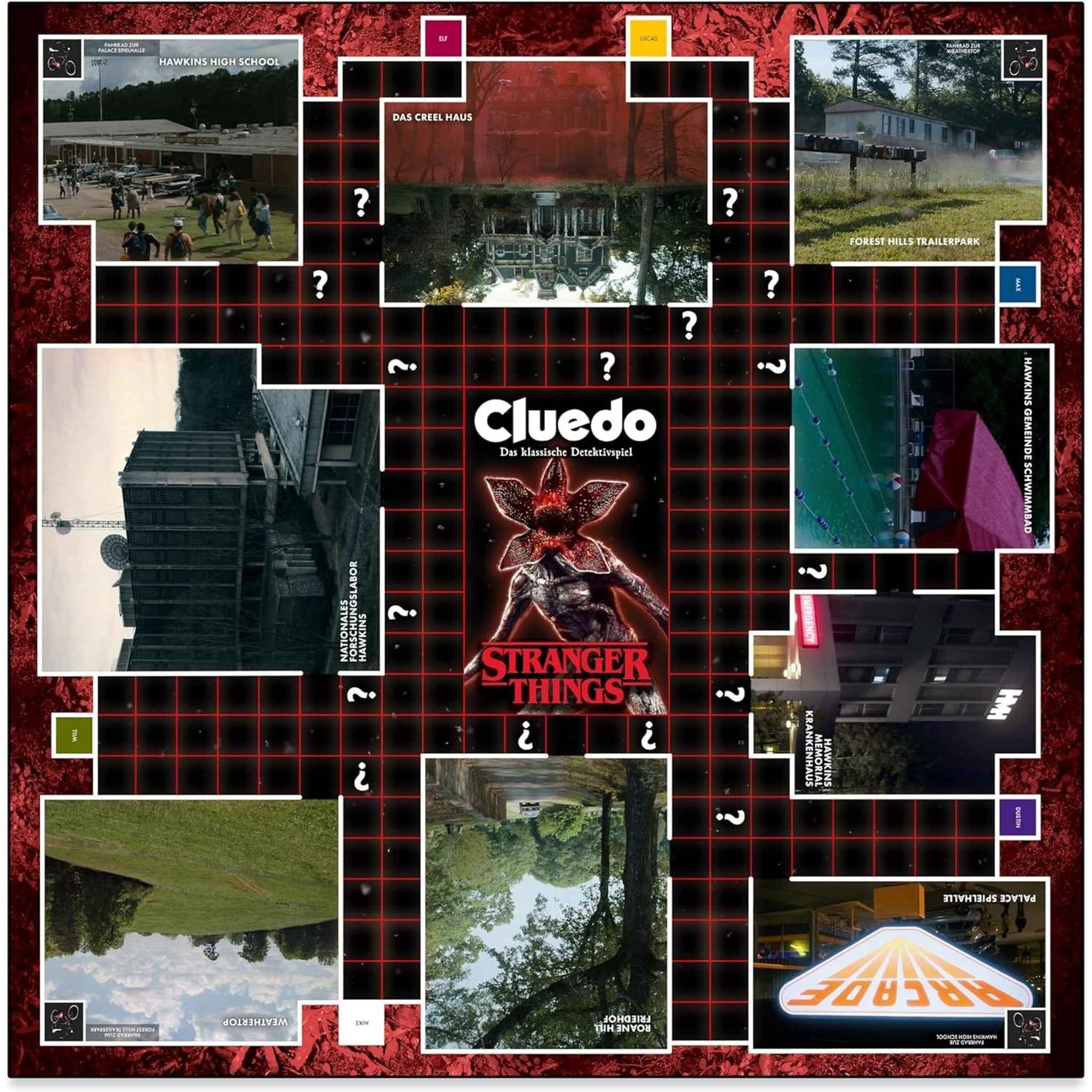 Brettspiel Cluedo Stranger Things Detektivspiel ab 12 Jahren