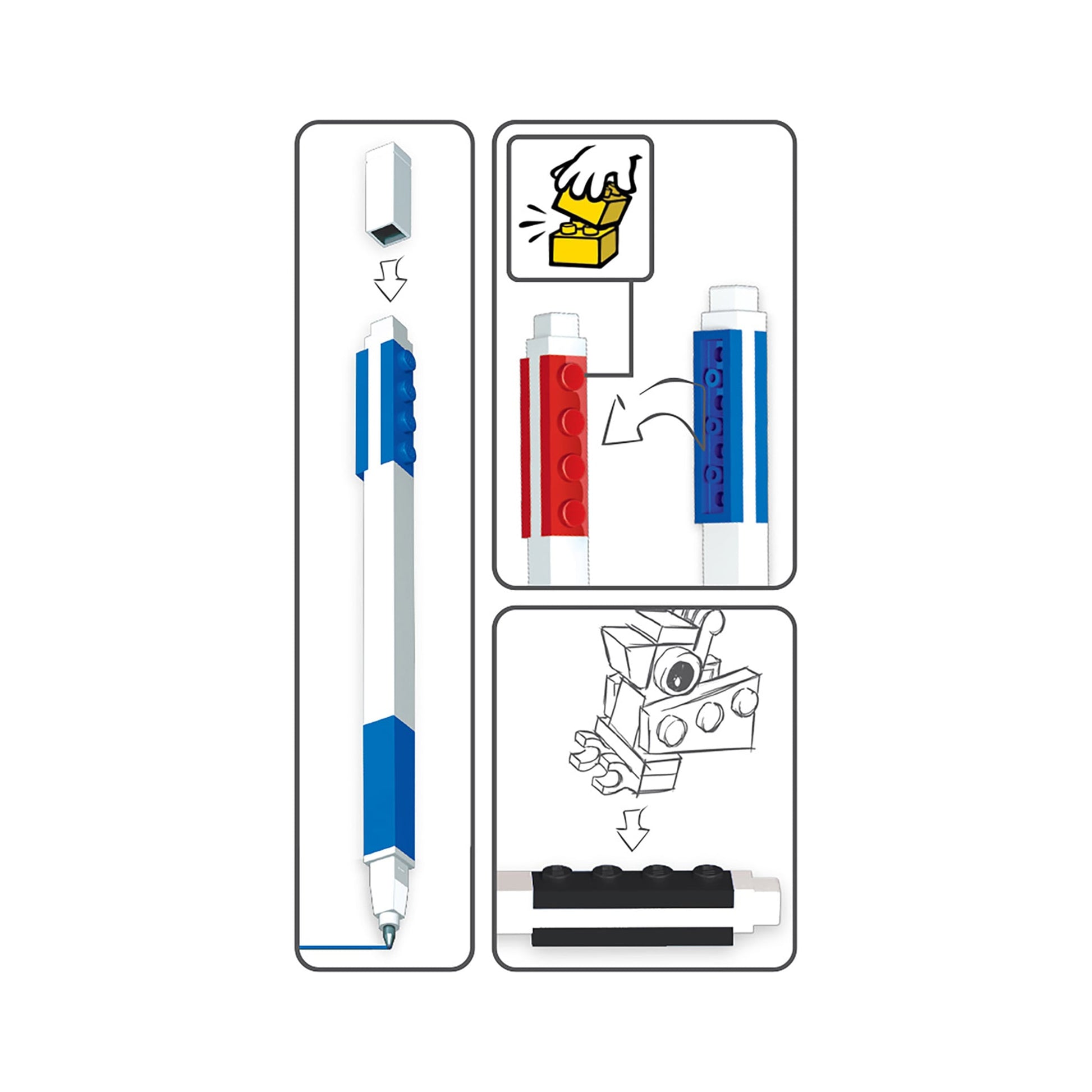 Joy Toy AG Gelstift-Set in Terra, 18×4×1,8 cm – Produktbild 3
