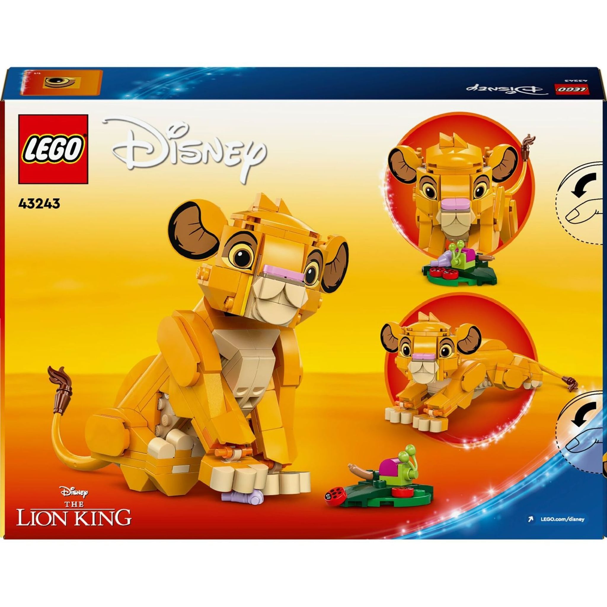 Bausatz Simba Löwenjunges 222 Teile ab 6 Jahren gelb – Produktbild 3
