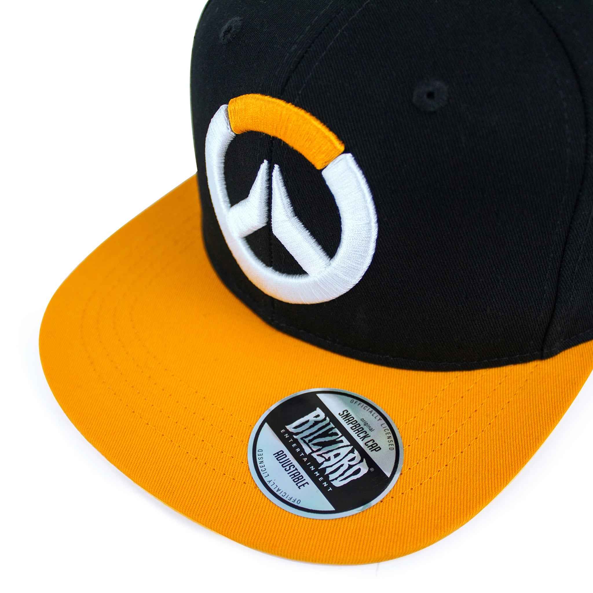 Baseball Cap Overwatch Logo Snapback schwarz/gelb Polyester