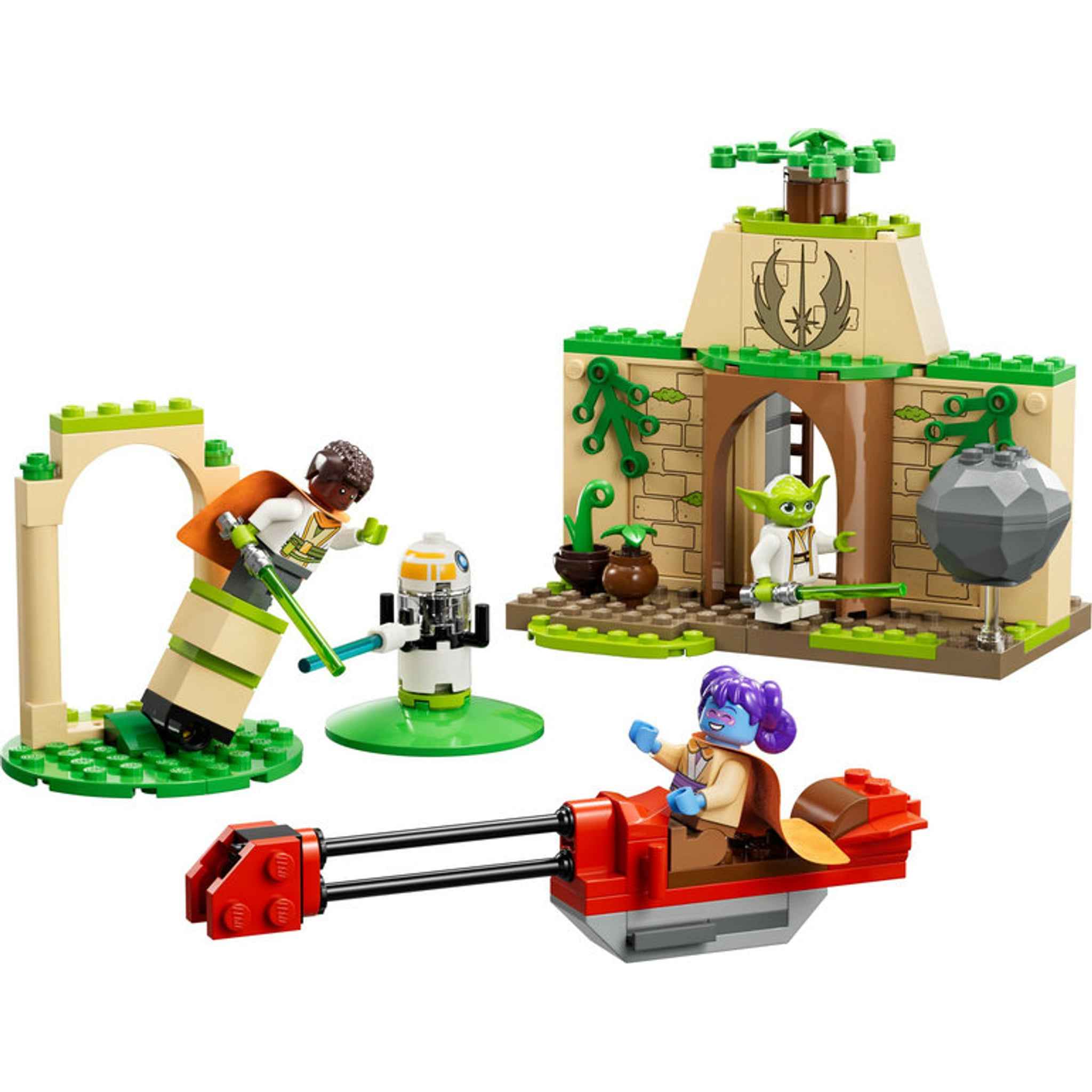 Steckbausteine Tenoo Jedi Temple 124 Teile ab 4 Jahren mehrfarbig | LEGO