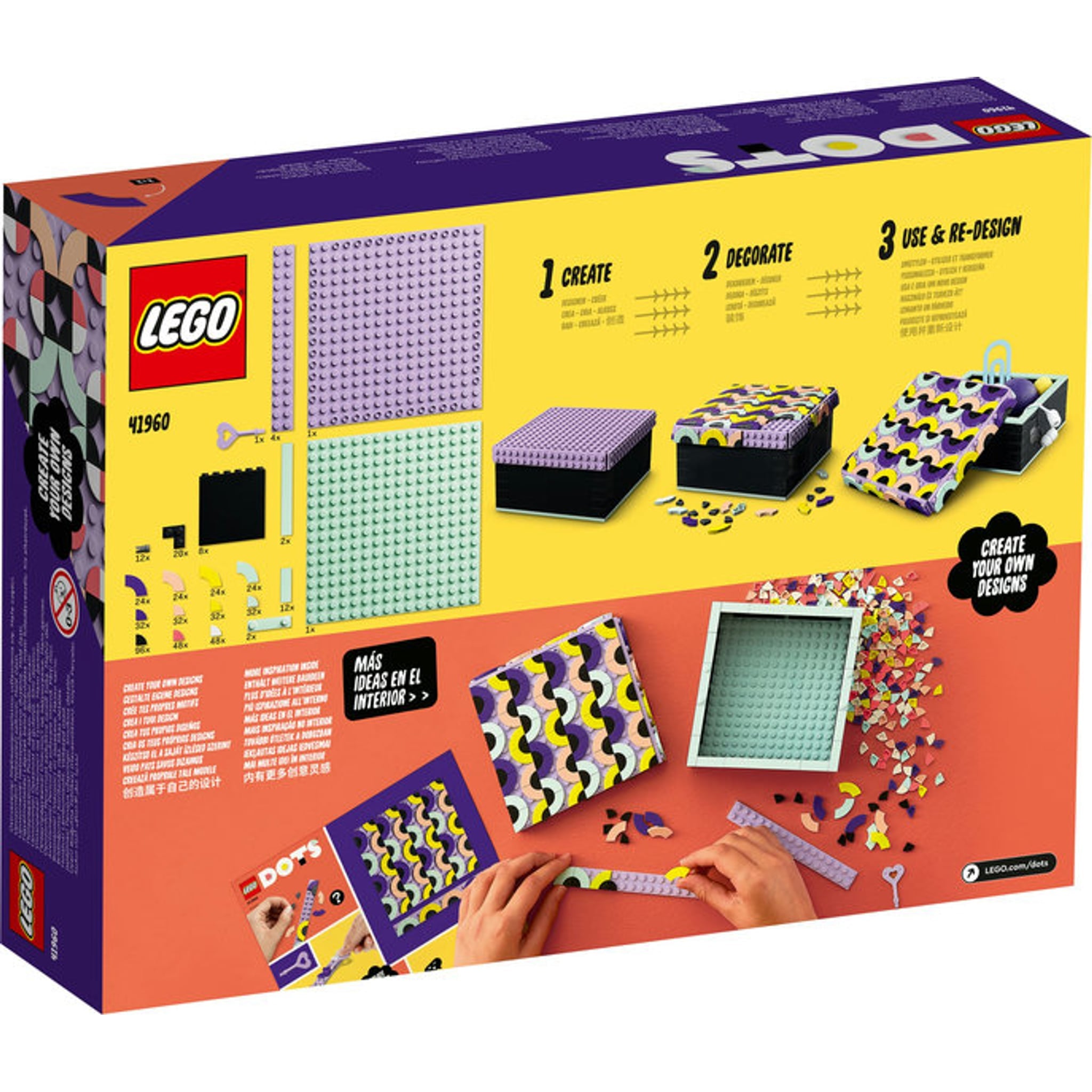 LEGO Bastelset aus Kunststoff in Schwarz, 26,2×19,1×6,1 cm – Produktbild 3