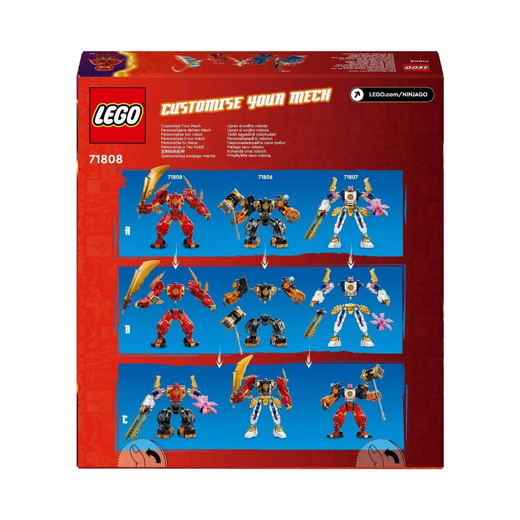 Bausatz NINJAGO Kais Feuermech 322 Teile ab 7 Jahren – Produktbild 3