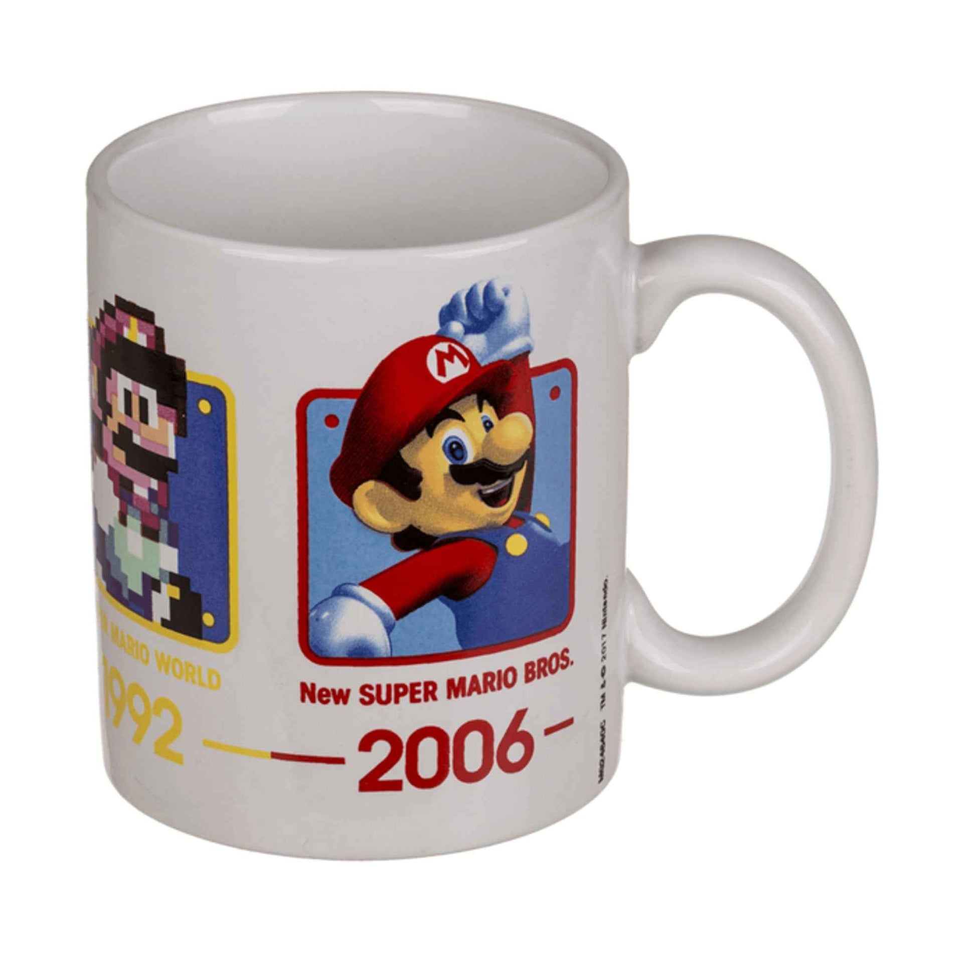 Super Mario Tasse aus Dolomit weiß 325 ml rund 10 cm | Out of the blue