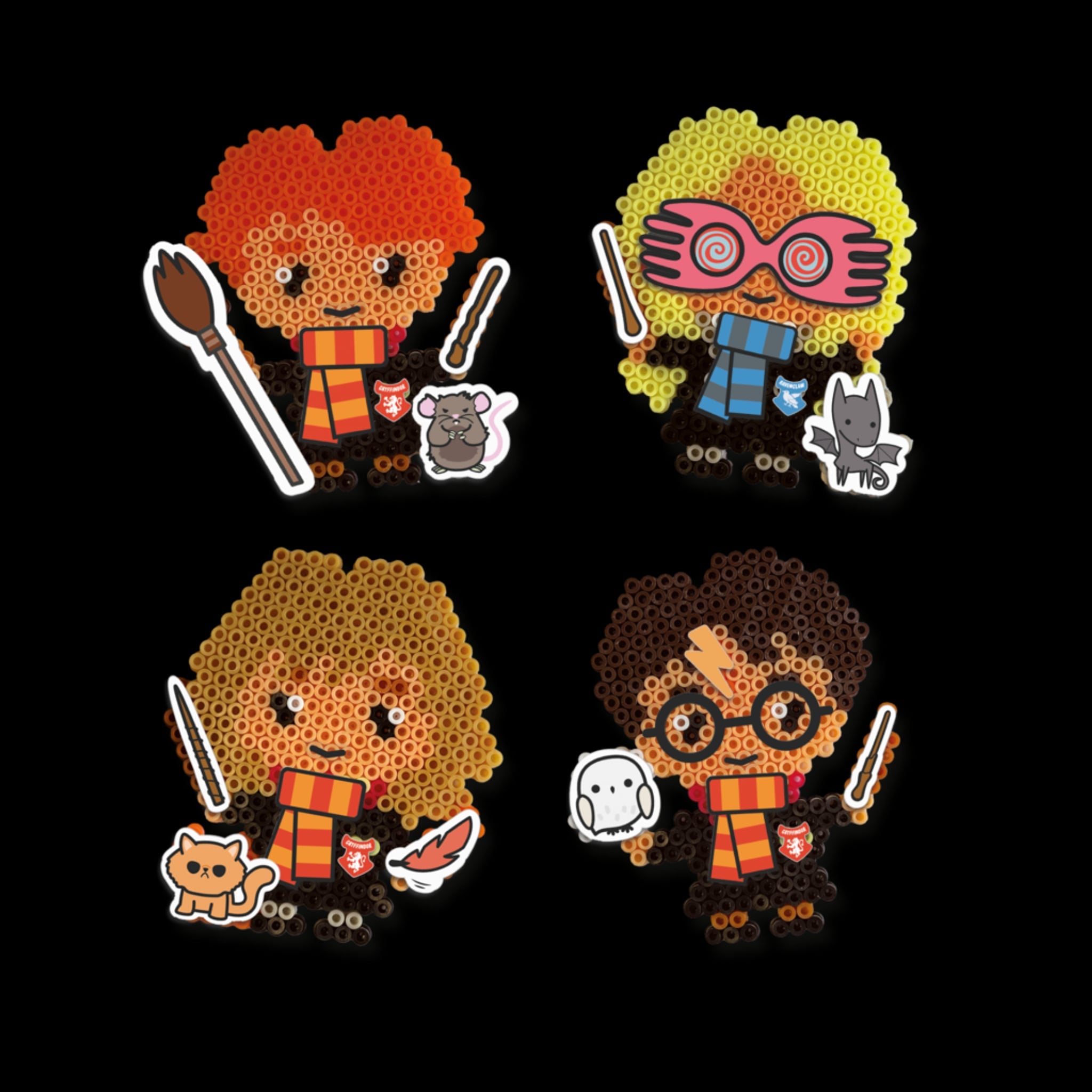 Bügelperlenset Harry Potter Figuren 2000 Perlen Steckbrett Sticker – Produktbild 3