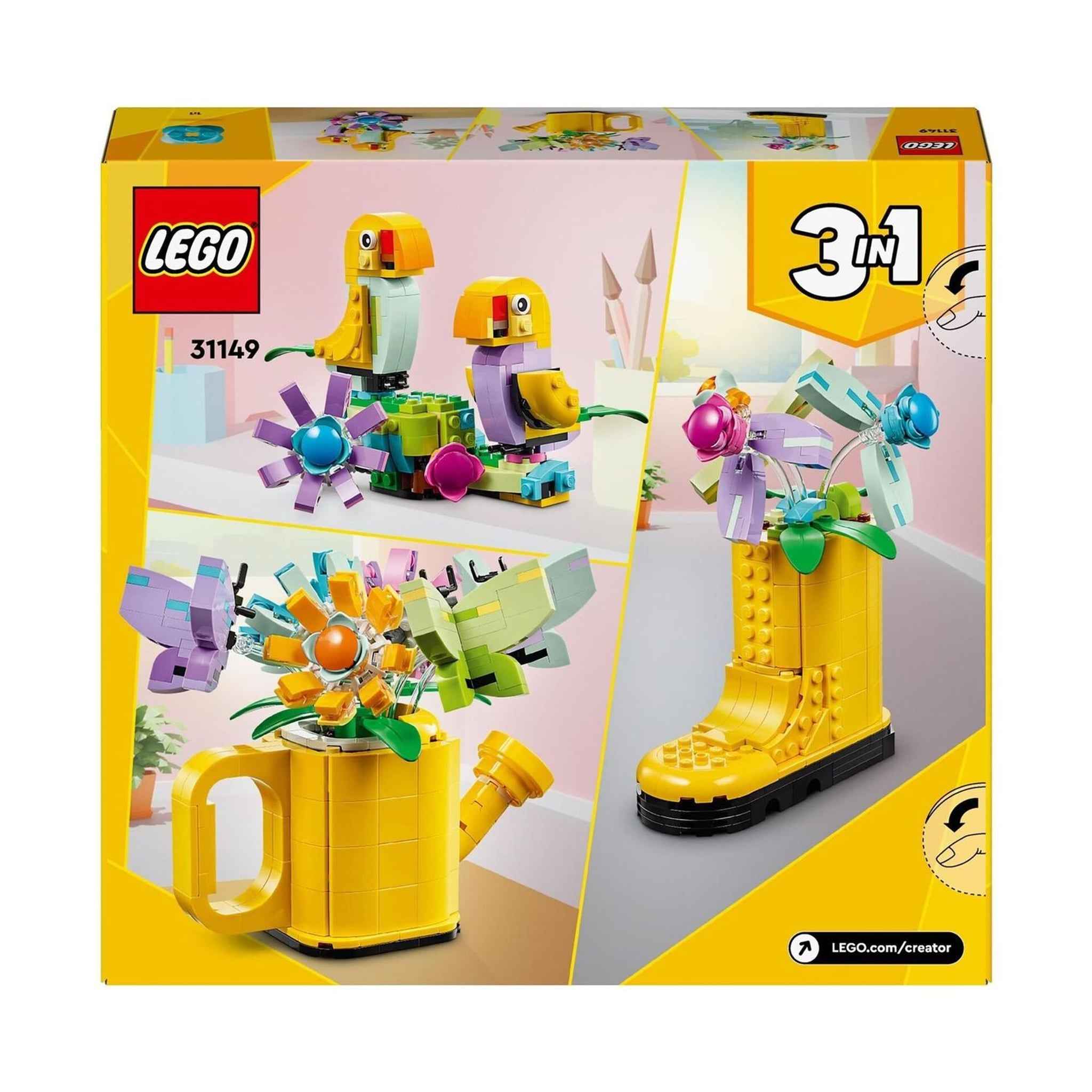 Spielzeug LEGO Creator Bausatz Gießkanne mit Blumen 420 Teile ab 8