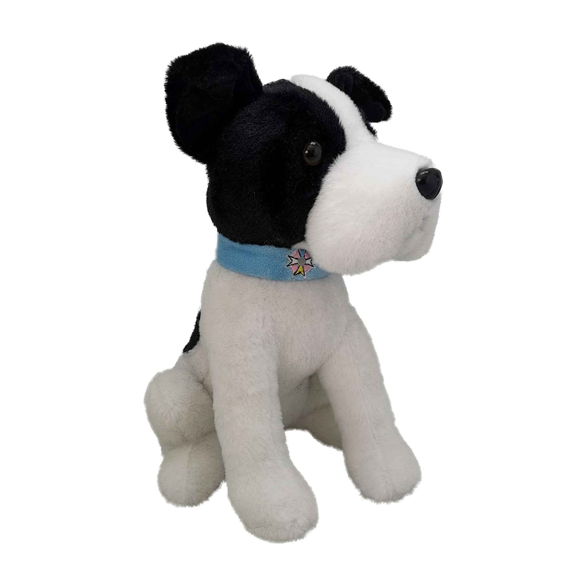 Plüschtier Micky adopt me Hund 18 cm mit Armband und Buch im Geschenkkarton