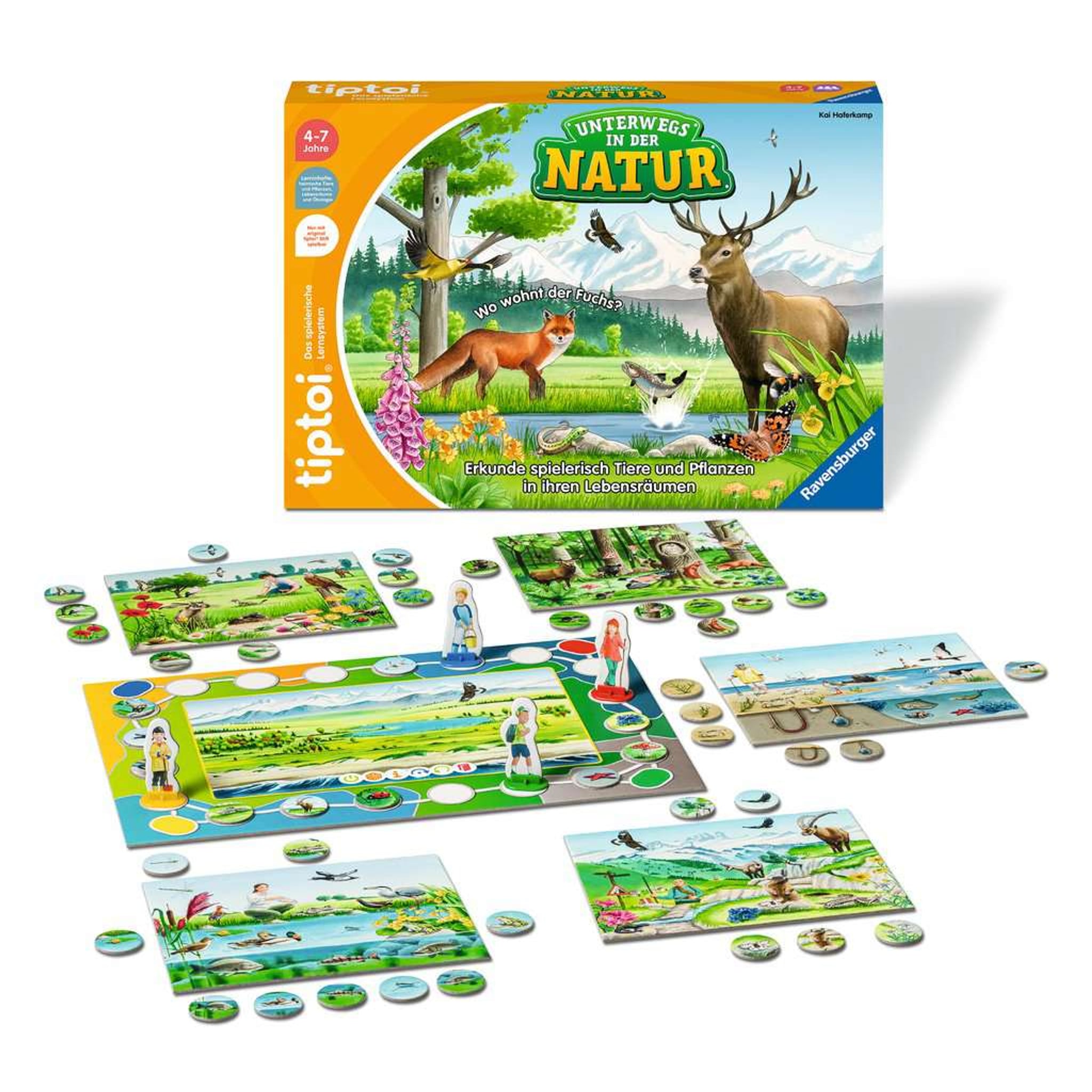 Ravensburger Lernspiel in Weiß, 33,5×23,1×3,7 cm – Produktbild 3