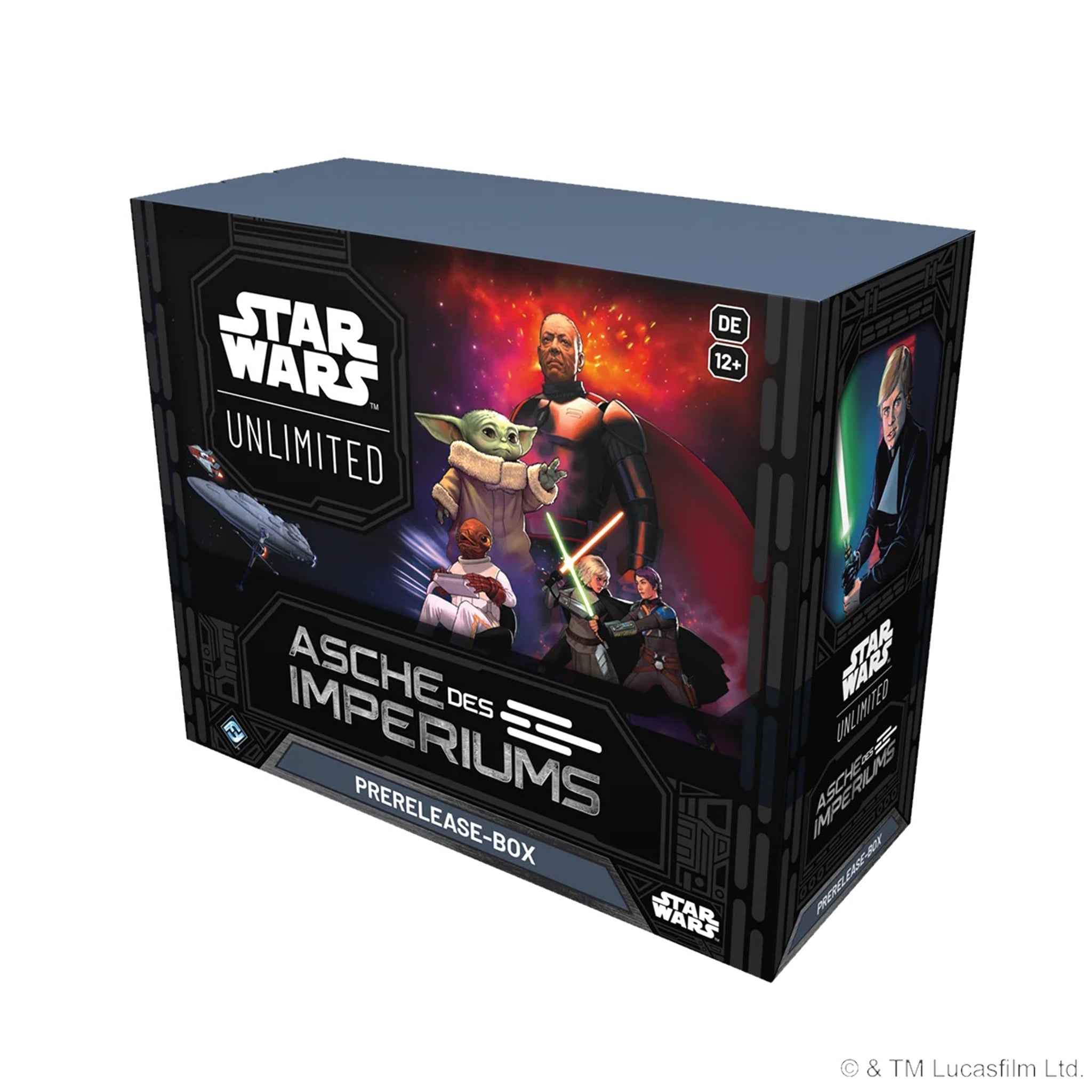 Sammelkartenspiel Star Wars Unlimited Asche des Imperiums Prerelease-Box 6
