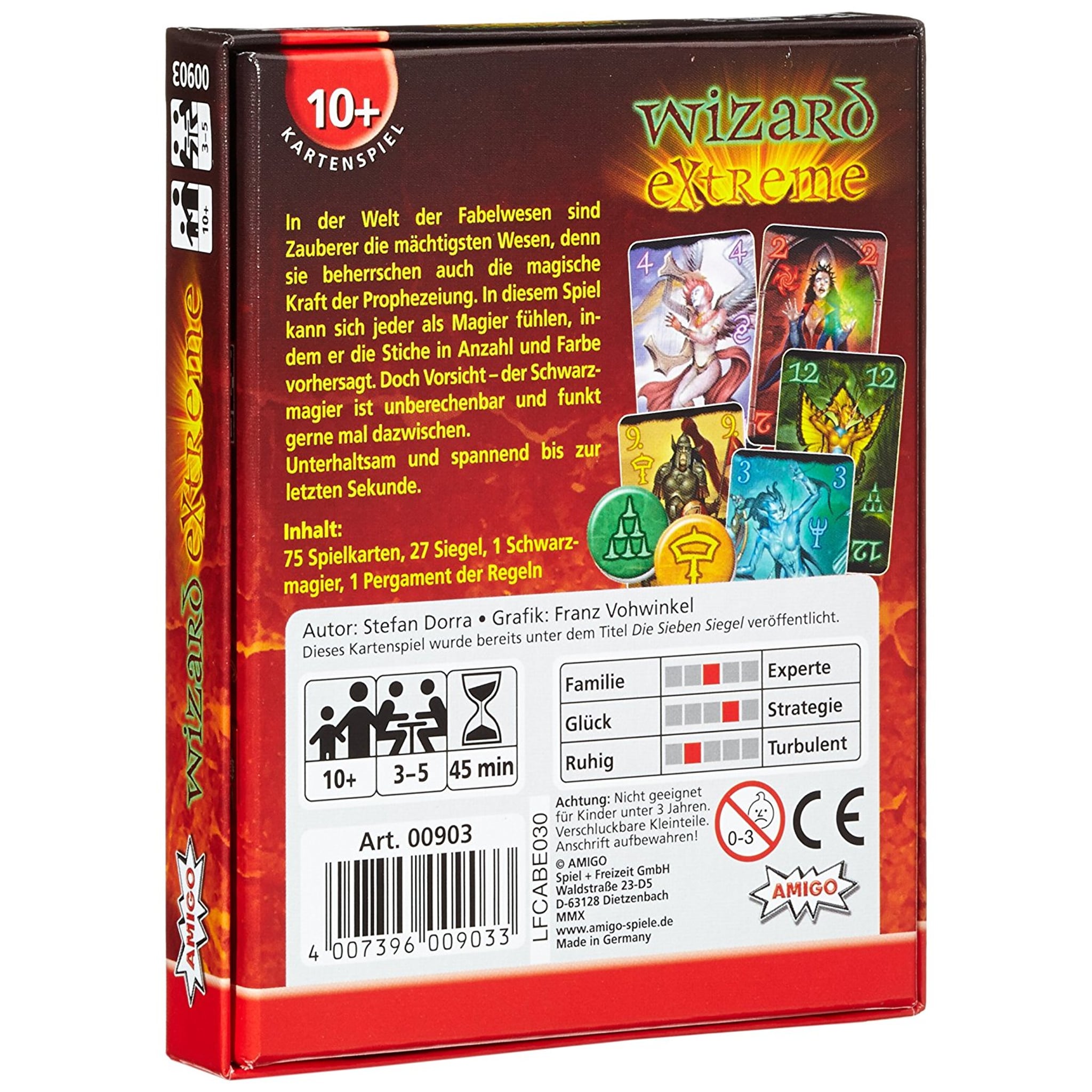 Amigo Spiel + Freizeit GmbH Kartenspiel in Rot, 12,4×9,4×2,2 cm – Produktbild 3