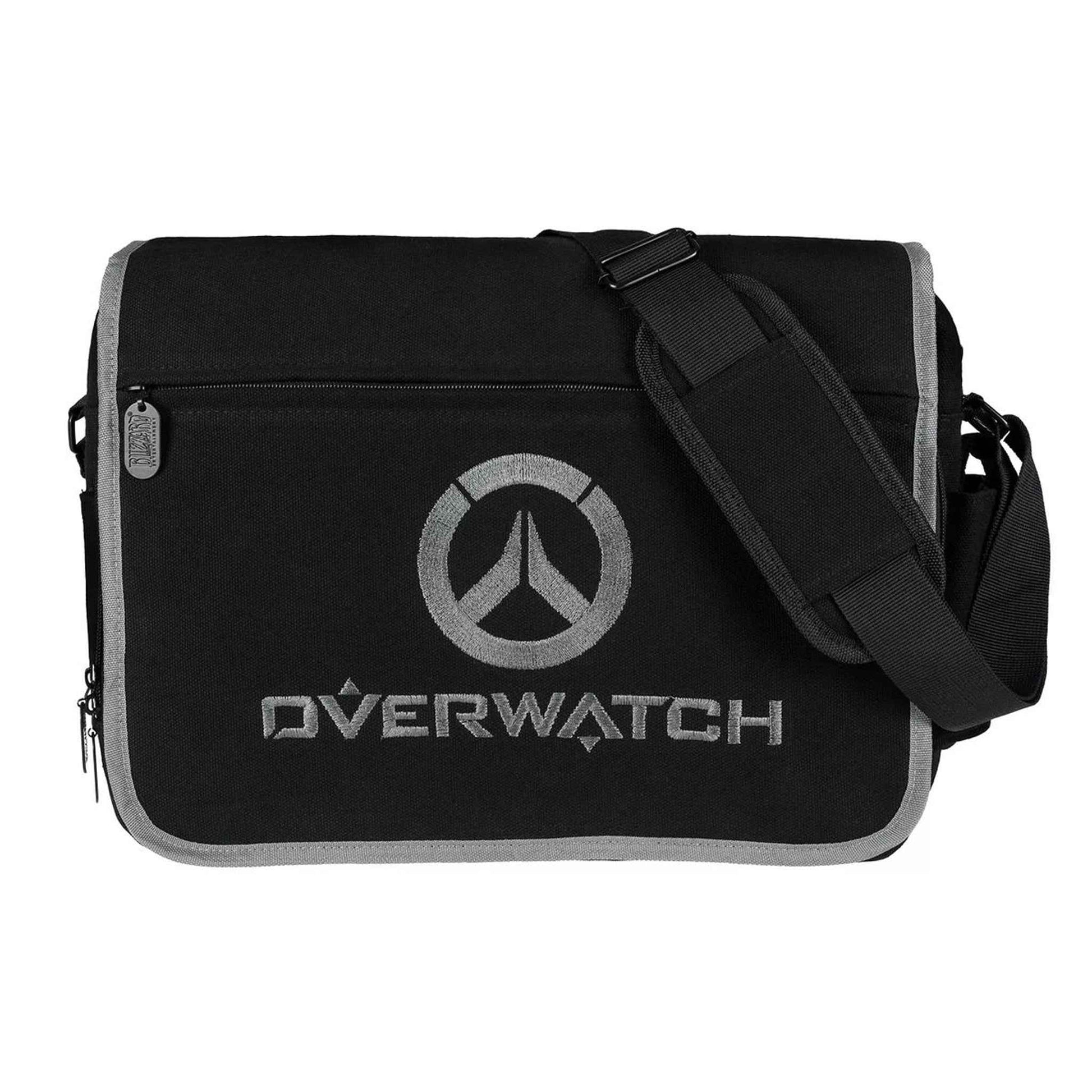 Overwatch Umhängetasche Messenger Bag 38×26×8 cm Polyester schwarz