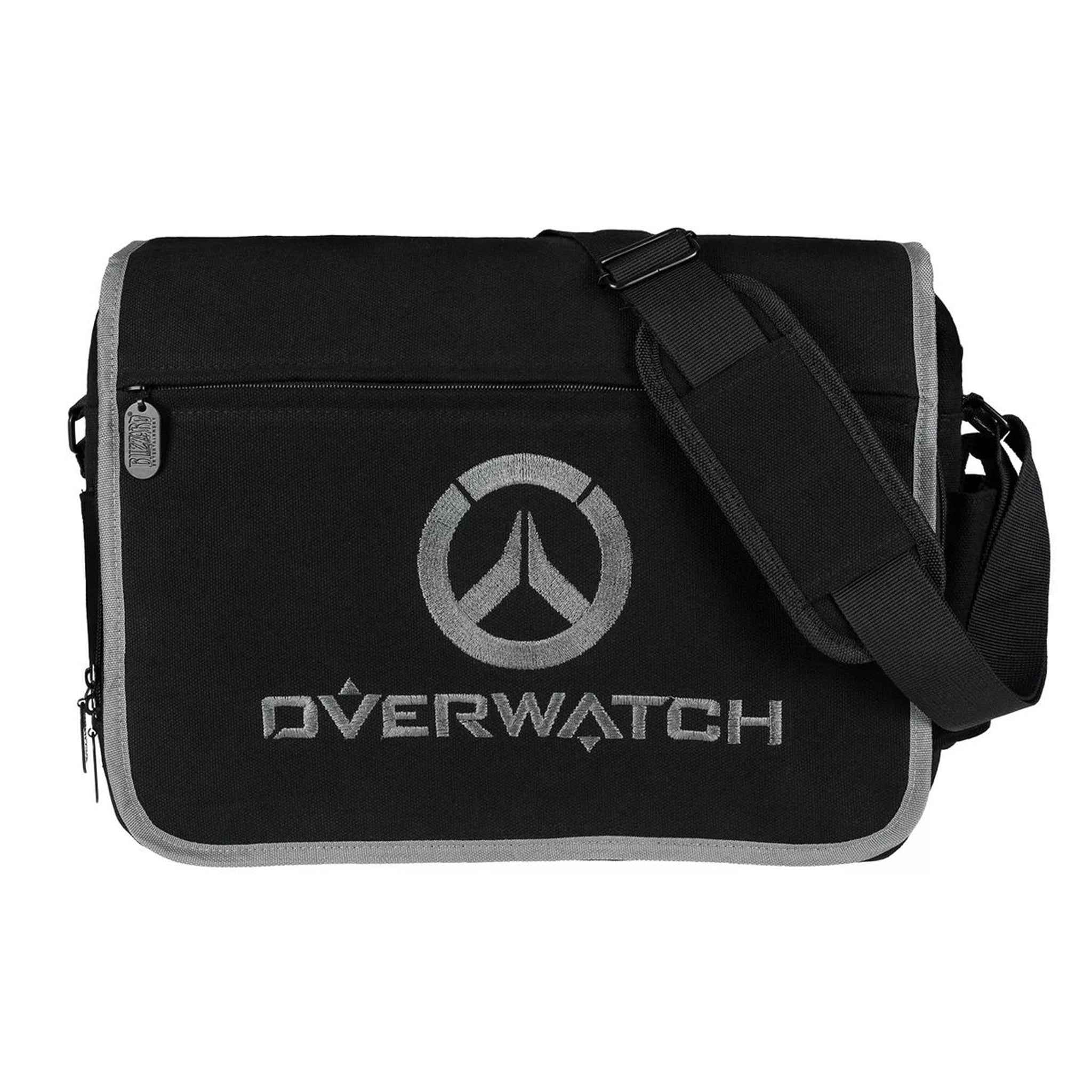 Overwatch Umhängetasche Messenger Bag 38×26×8 cm Polyester schwarz