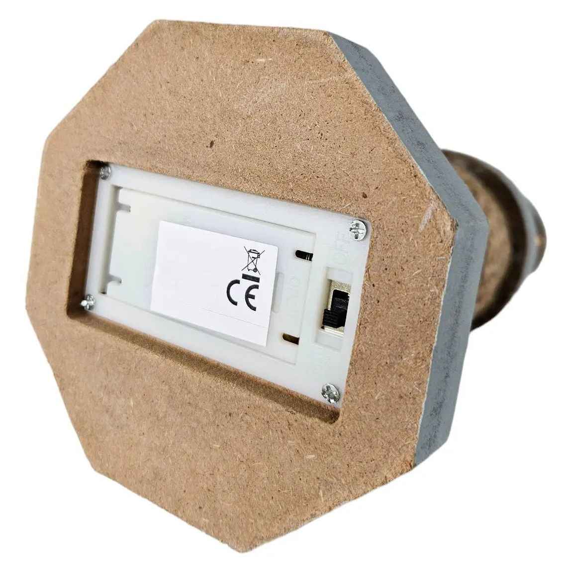Leuchtturm beleuchtet Holz LED Deko Dekoration Maritim Anker Strand Meer H 24 cm