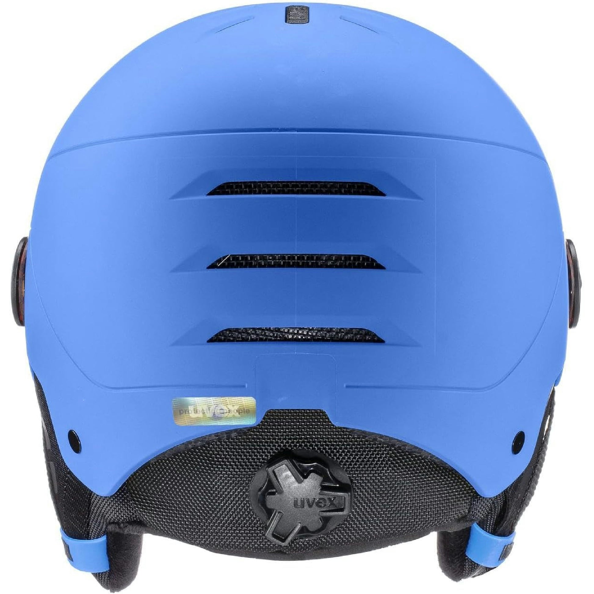 uvex rocket jr visor - robuster Skihelm für Kinder - Filterkategorie 2 - optimierte Belüftung - blue matt - 51-55 cm Hauptansicht