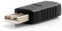 SYSTEM-S USB Typ A Eingang auf USB Typ A Stecker Adapterkabel Adapterstecker Adapter