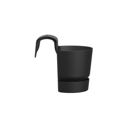Blumentopf Greenville Easy Hanger 19,5 recycelter Kunststoff schwarz Ø 19,5 cm