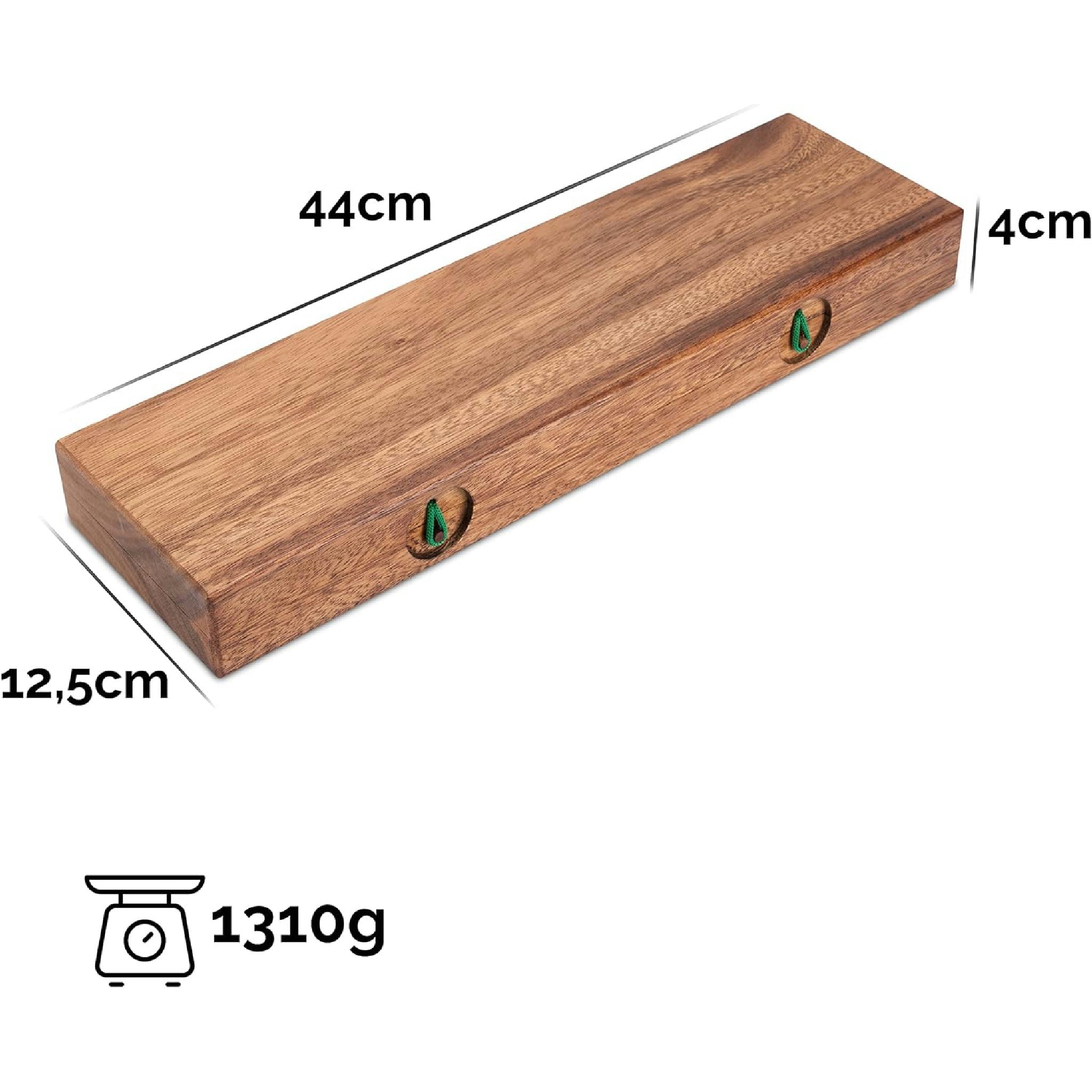 LOGOPLAY Hus - Bao - Kalaha - Mancala - Steinchenspiel - Edelsteinspiel aus Samena-Holz inkl. Edelsteinen Hauptansicht