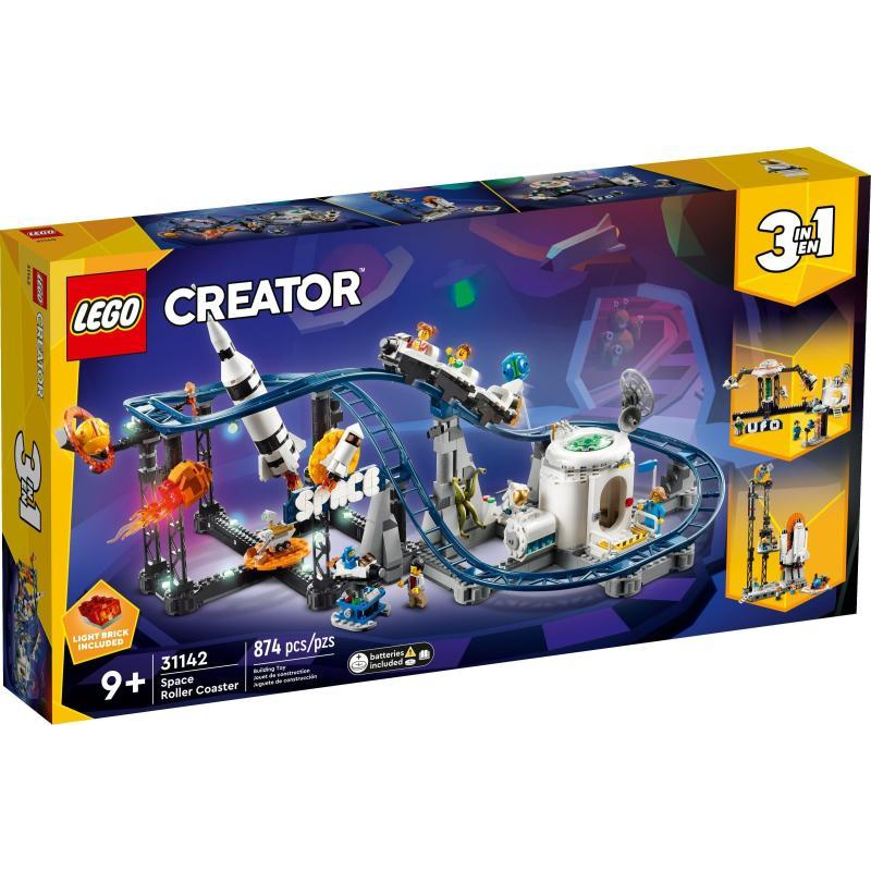 LEGO Creator 3-in-1 - Űrhajós hullámvasút (31142)-0