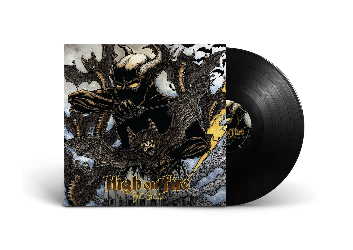 High On Fire - Bat Salad; VINYL; Single 140G black vinyl; DL Card