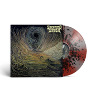 Creeping Death - The Edge Of Existence; Ruby and grey pinwheel with black splatter vinyl