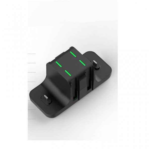 SYSTEM-S 6 in 1 USB 3.1 Ladestation für Nintendo Switch Pro Controller Joy Con Kabel