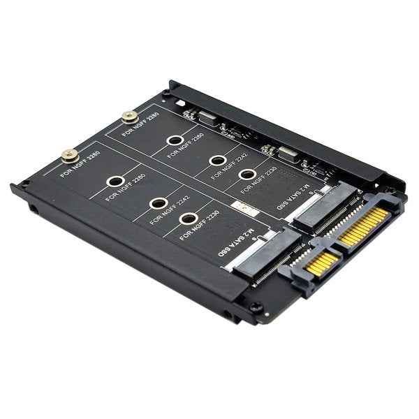 SYSTEM-S NGFF B+M Key Adapter 2x M.2 SSD Karte zu 2,5 Zoll SATA Combo HDD