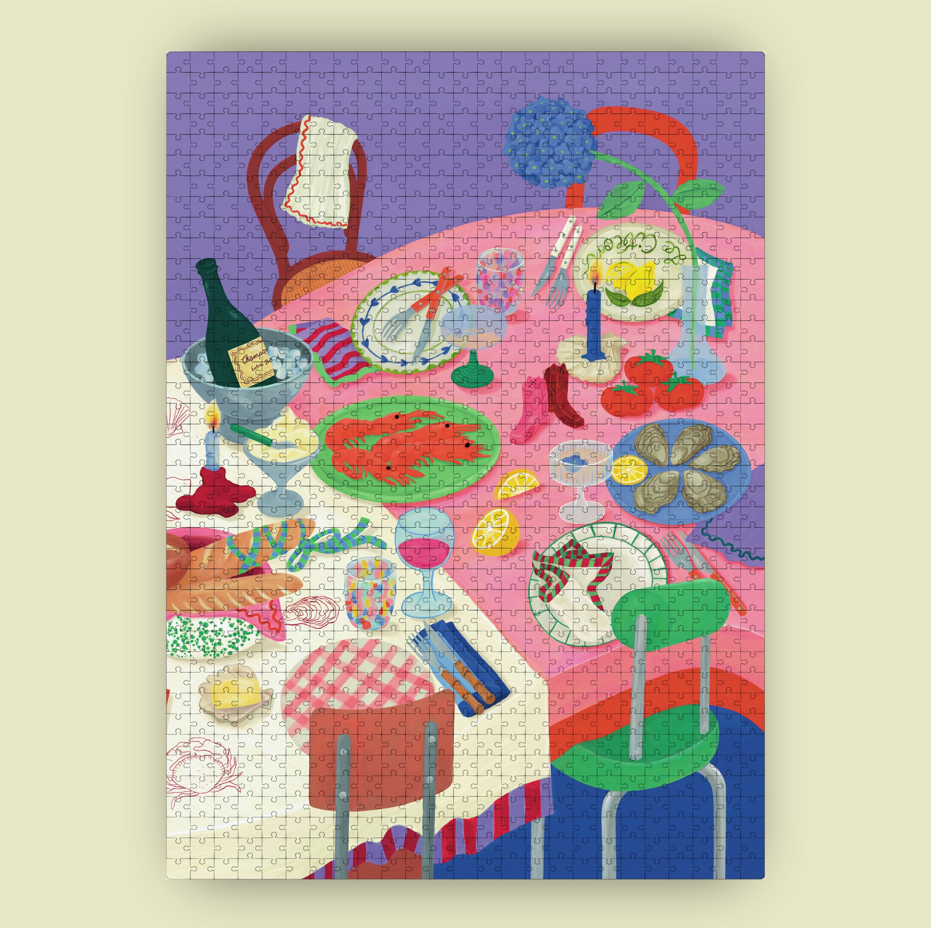 Le Soir Parfüm, Detailaufnahme der Flasche, transparente Verpackung