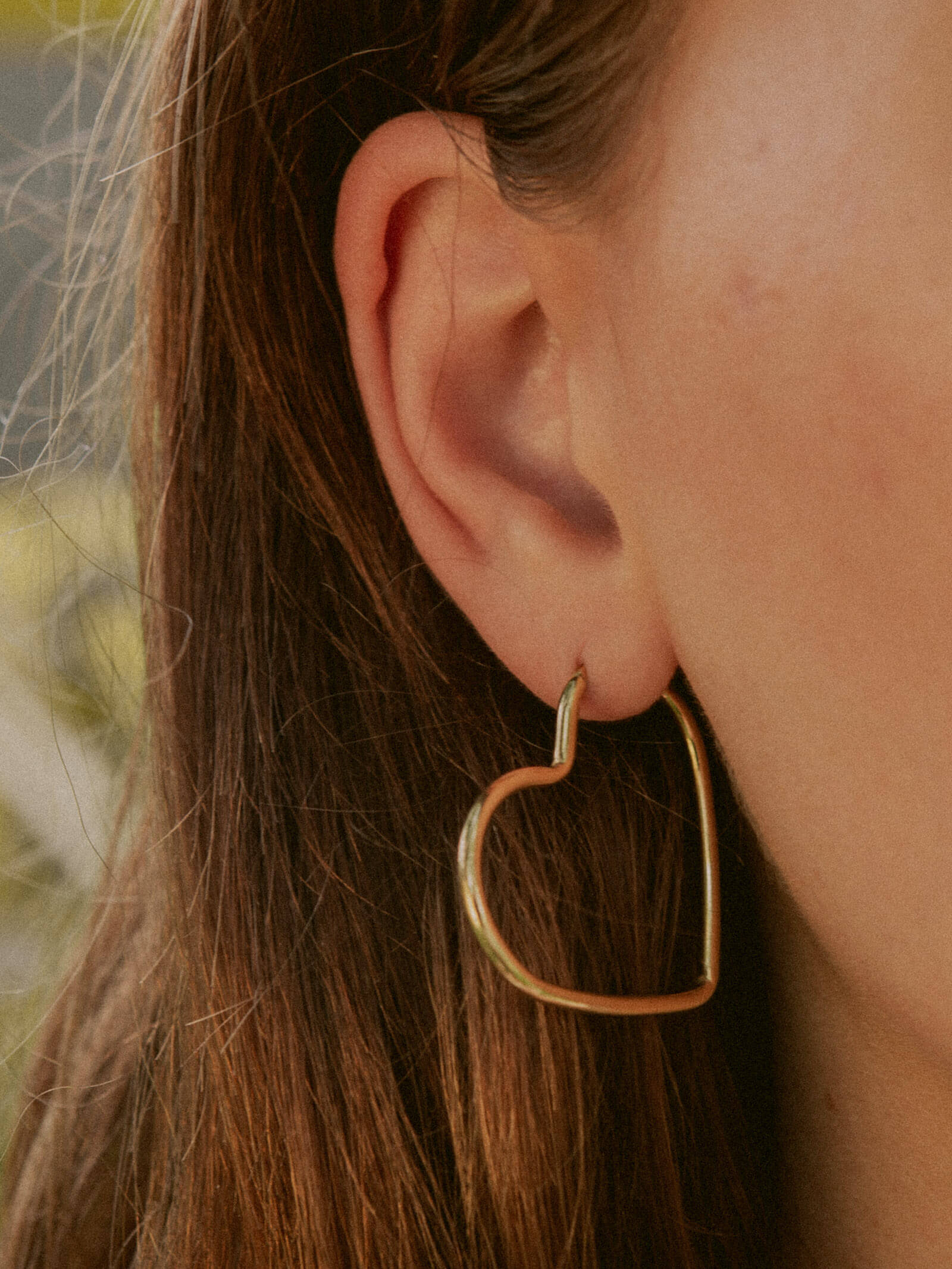 Creolen HEART Vergoldet - Elegante Ohrschmuck für jeden Anlass