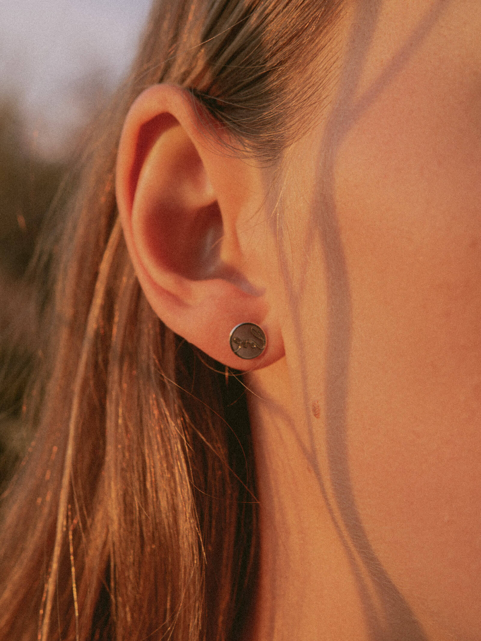 Liebe Ohrringe aus Silber Rhodiniert