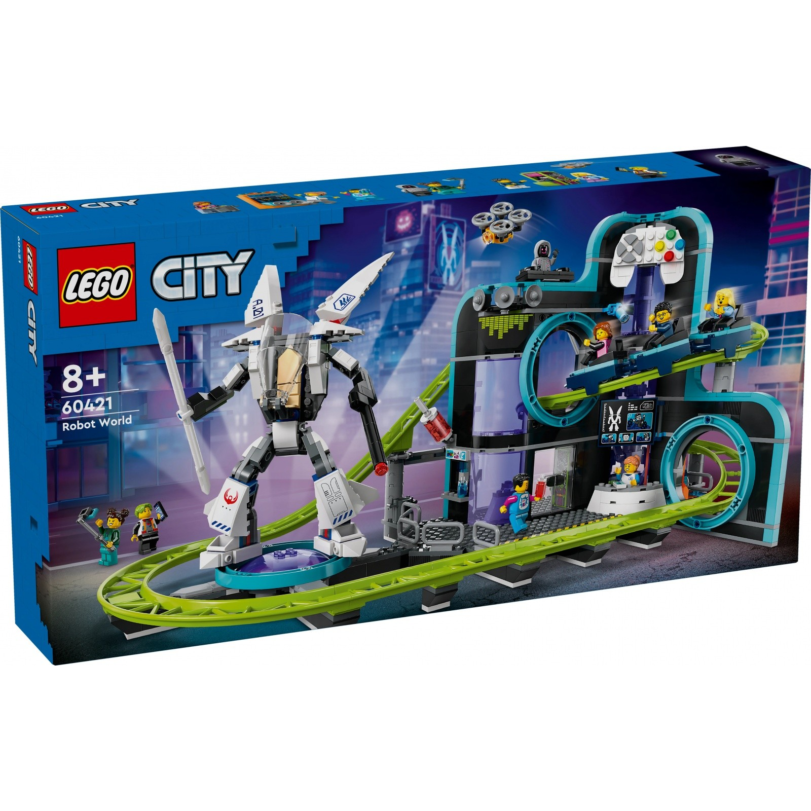 LEGO® City 60421 Robotvilág hullámvasút (60421)-0